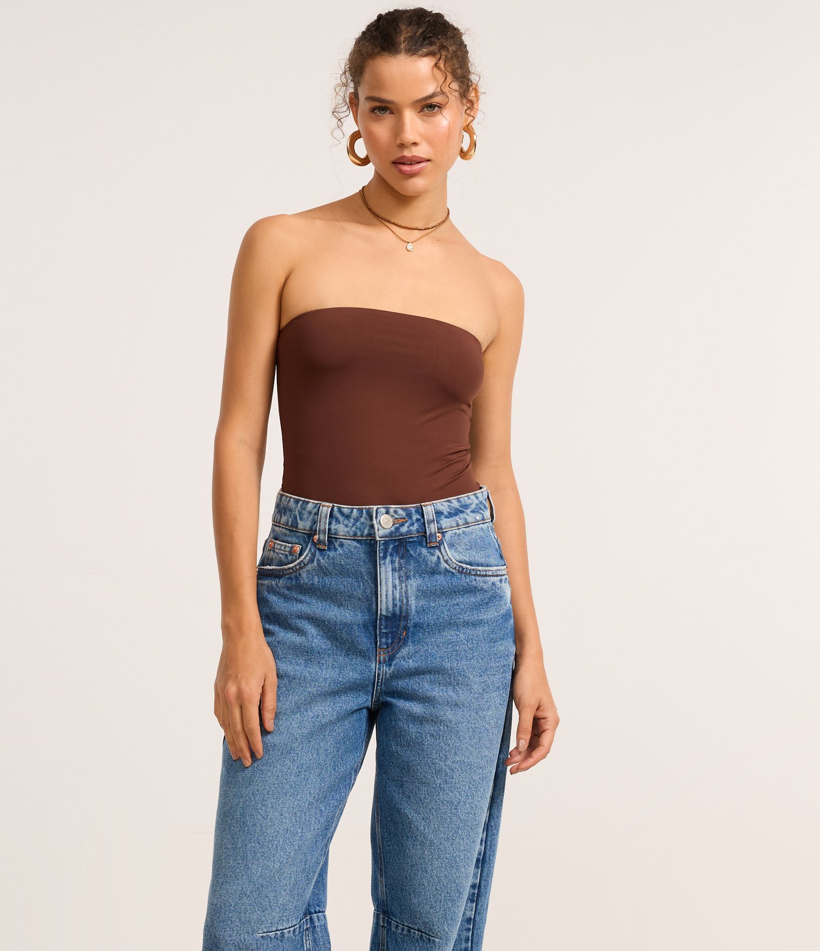 Calça Baggy em Jeans com Recortes na Barra Azul 2