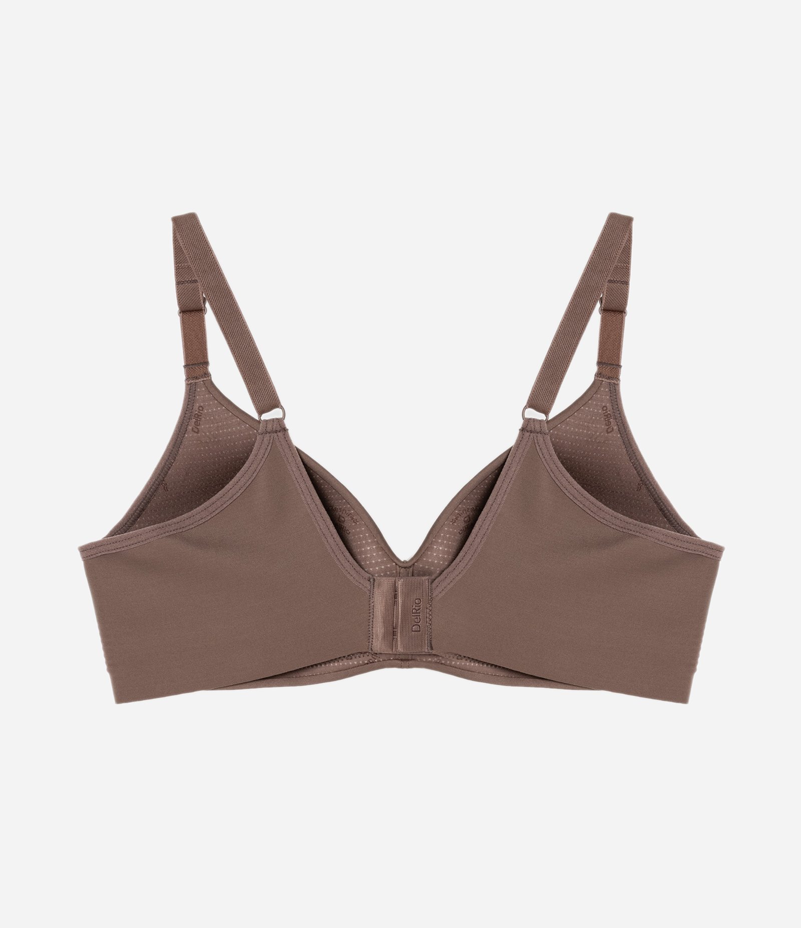 Sutiã Bojo Triangular em Microfibra Corte a Fio DelRio Capuccino 6