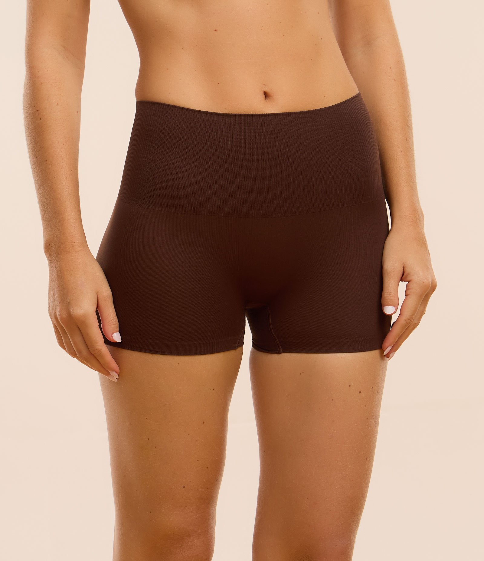 Calcinha Boxer Redutora em Microfibra Trifil Marrom 1