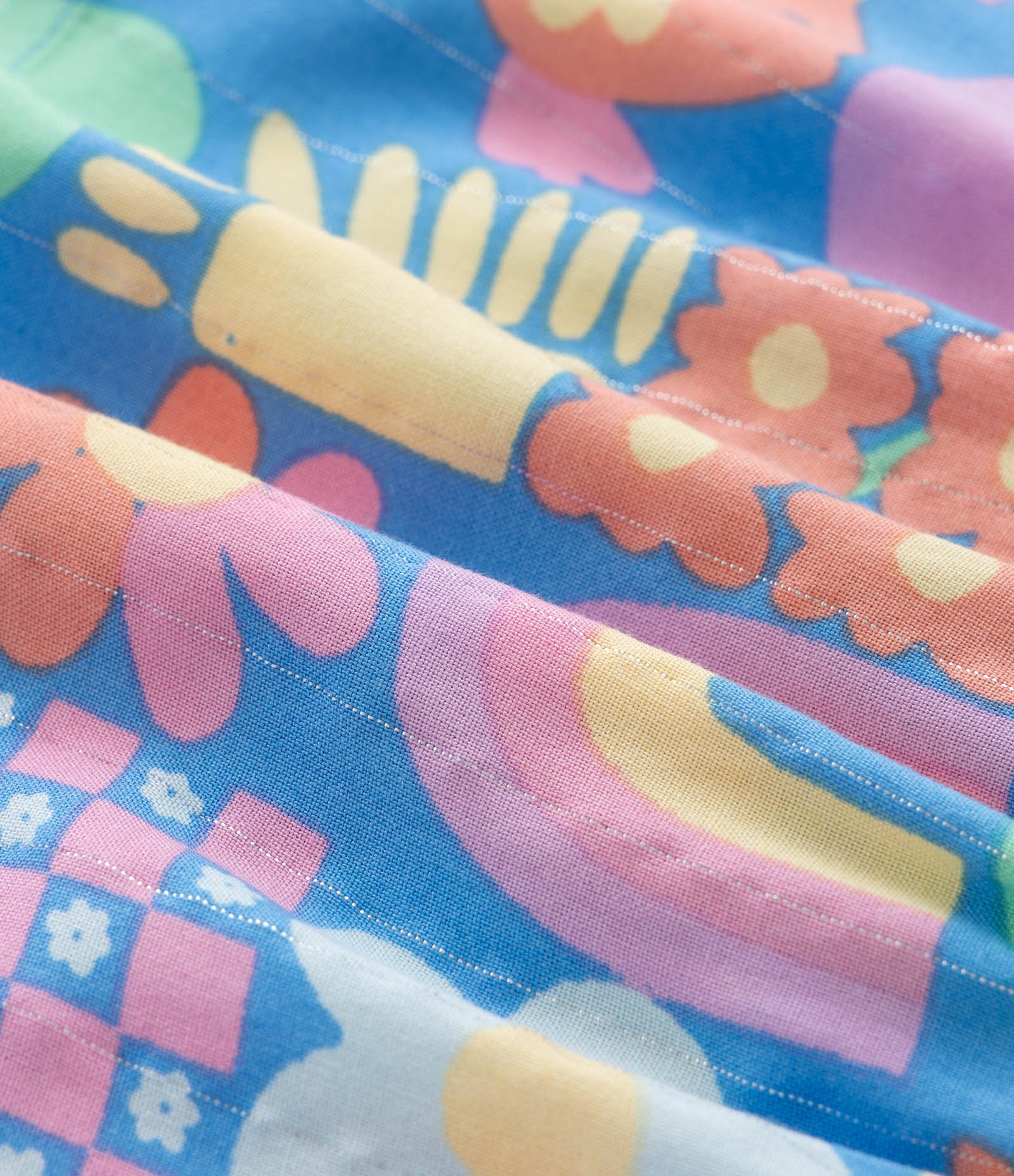 Vestido Infantil em Viscose com Frufru e Estampa Divertida - Tam 1 a 6 Anos Azul 3