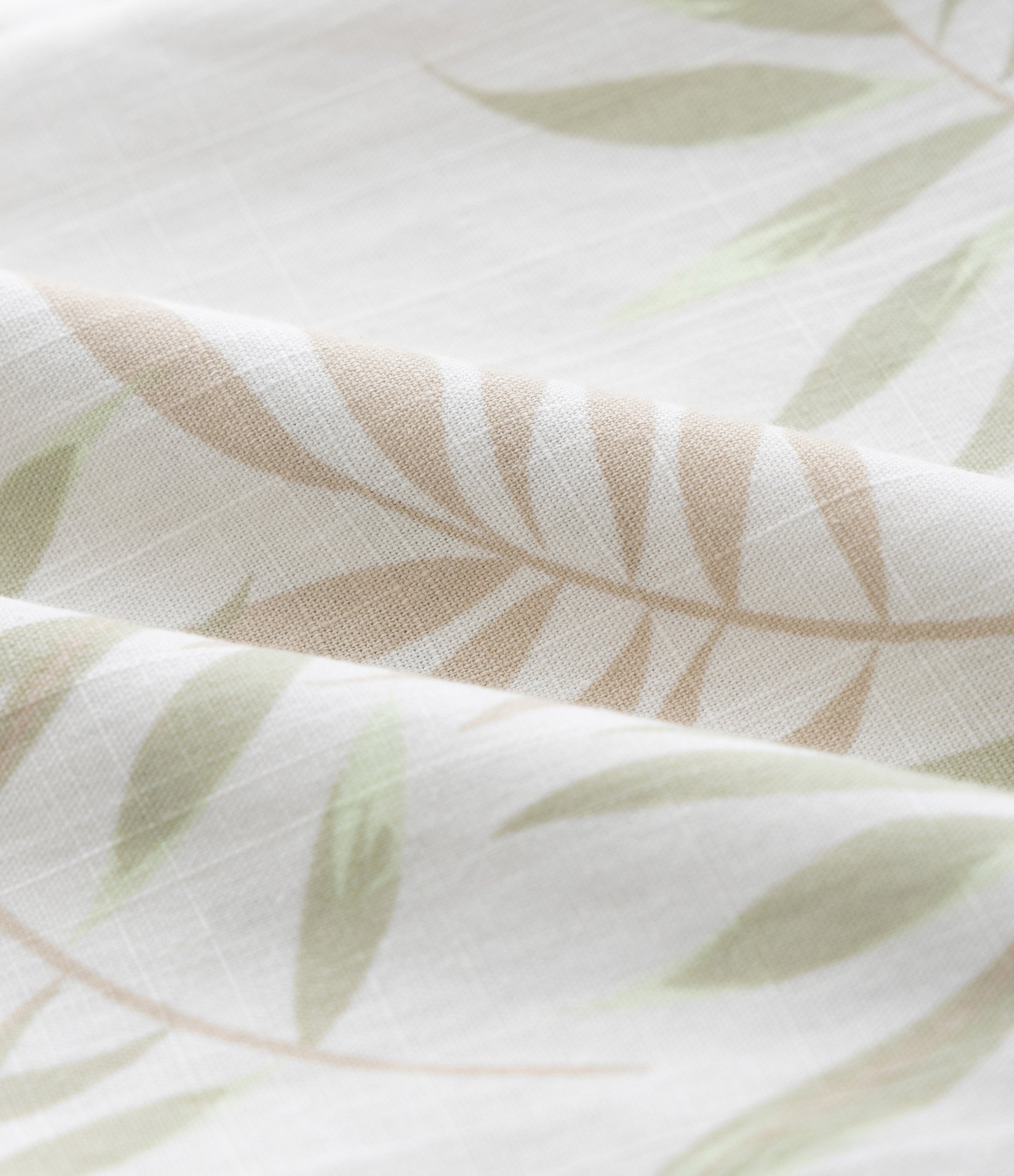 Conjunto Infantil em Algodão com Estampa de Folhagens - Tam 1 a 6 Anos Branco/Bege 11