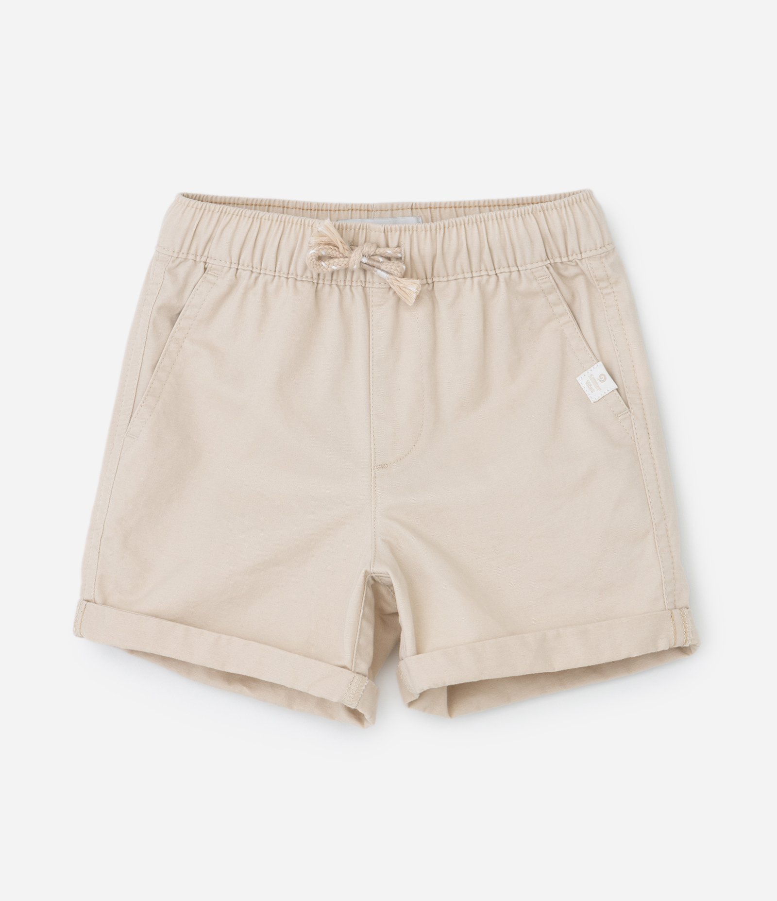 Conjunto Infantil em Algodão com Estampa de Folhagens - Tam 1 a 6 Anos Branco/Bege 4