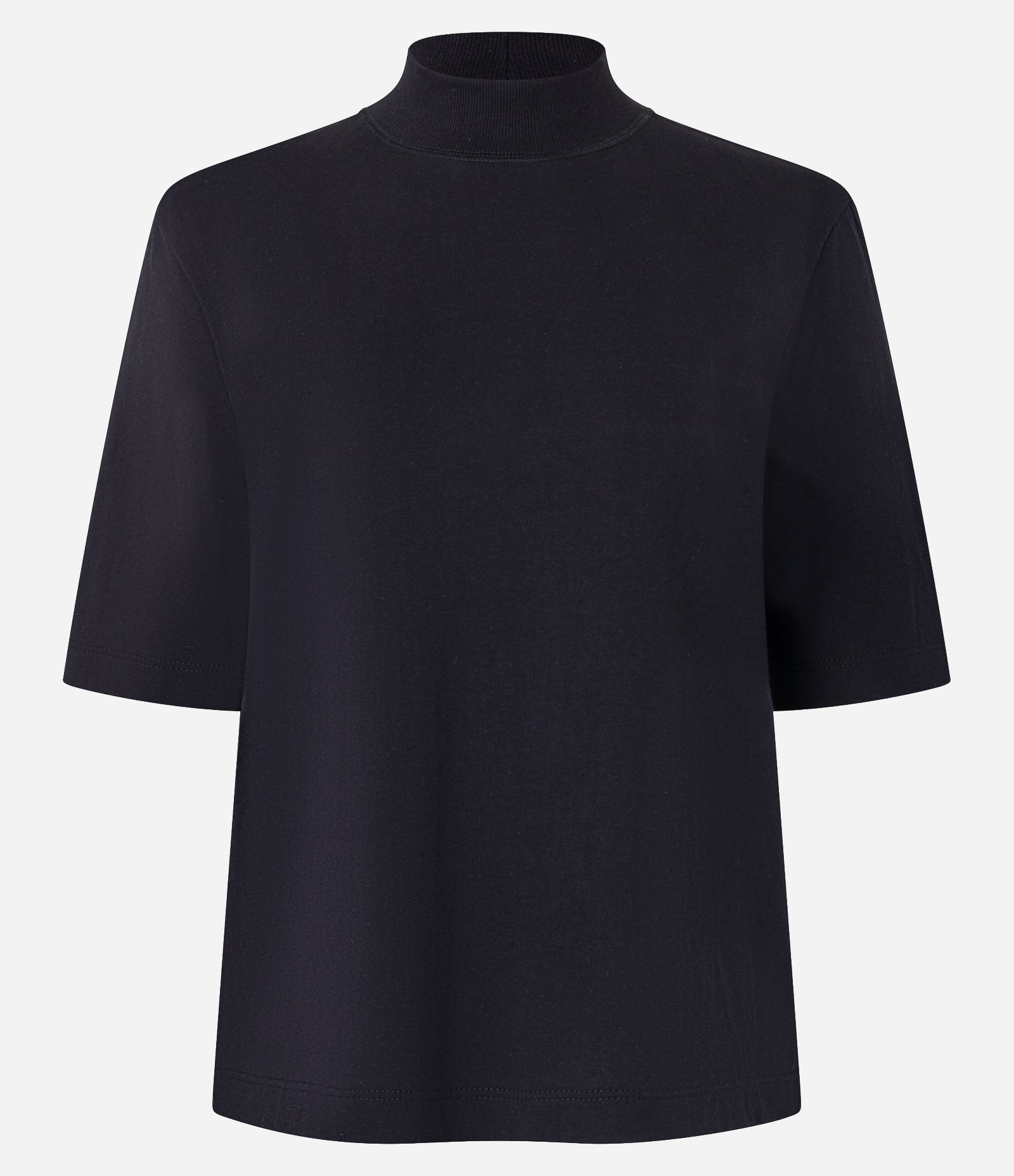 Camiseta em Algodão com Golinha Preto 5