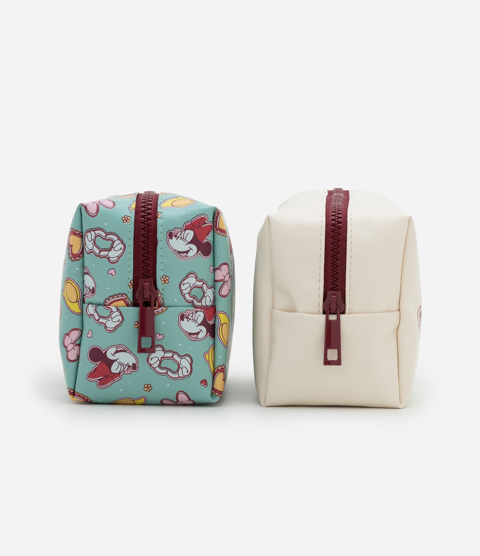 Kit 03 Necessaires em PVC com Estampas Minnie Mouse Multicores 2