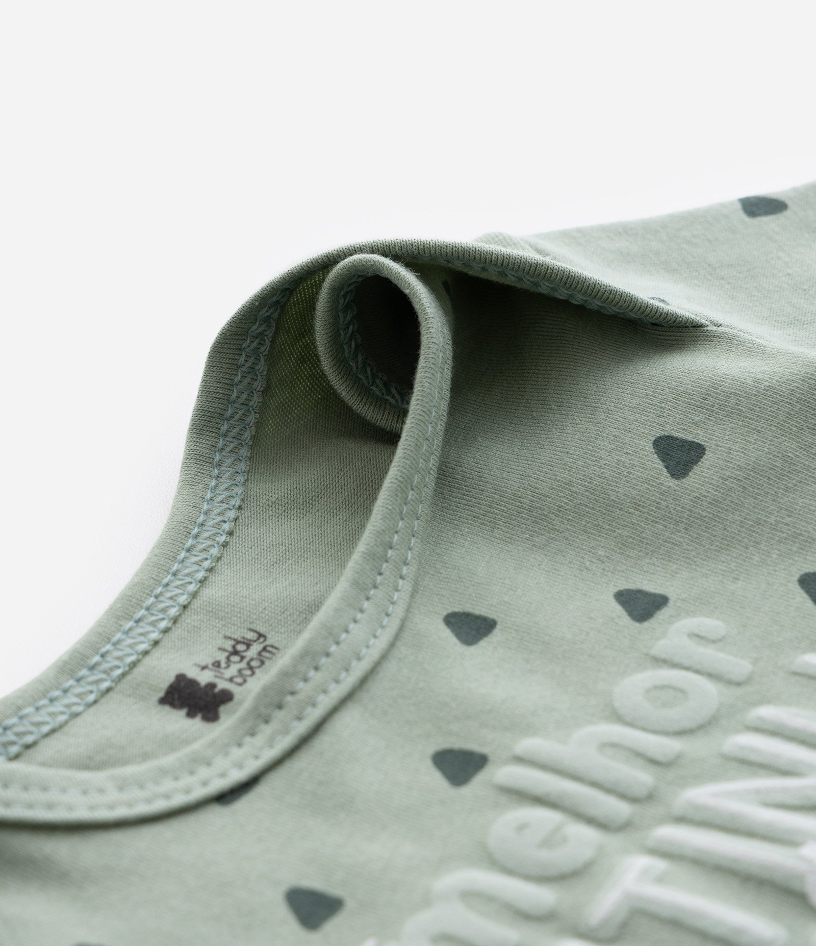 Body Infantil com Lettering Melhor Netinho do Mundo - Tam 0 a 18 meses Verde 5