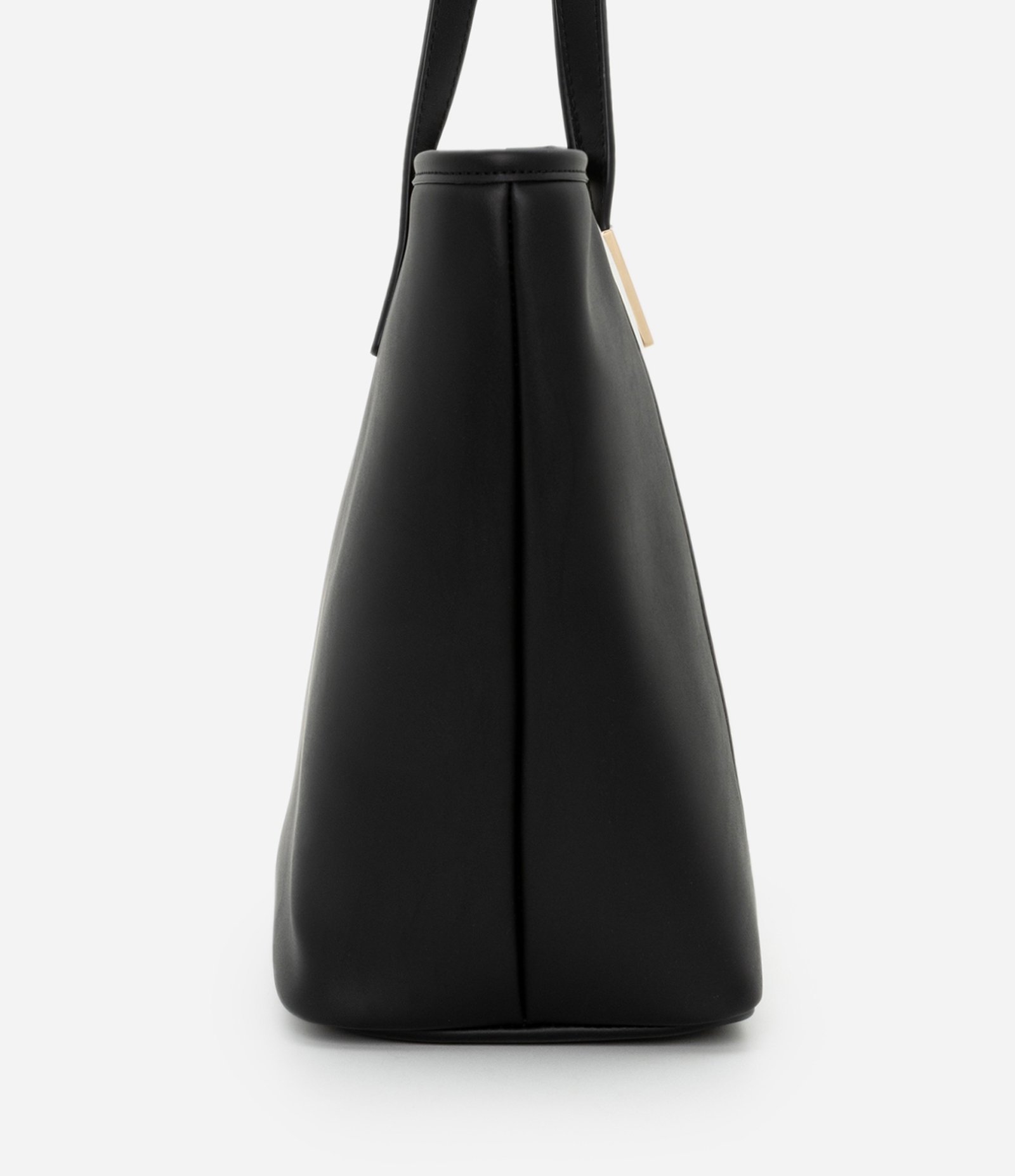 Bolsa Shopper Grande Bicolor Preto/Branco 3