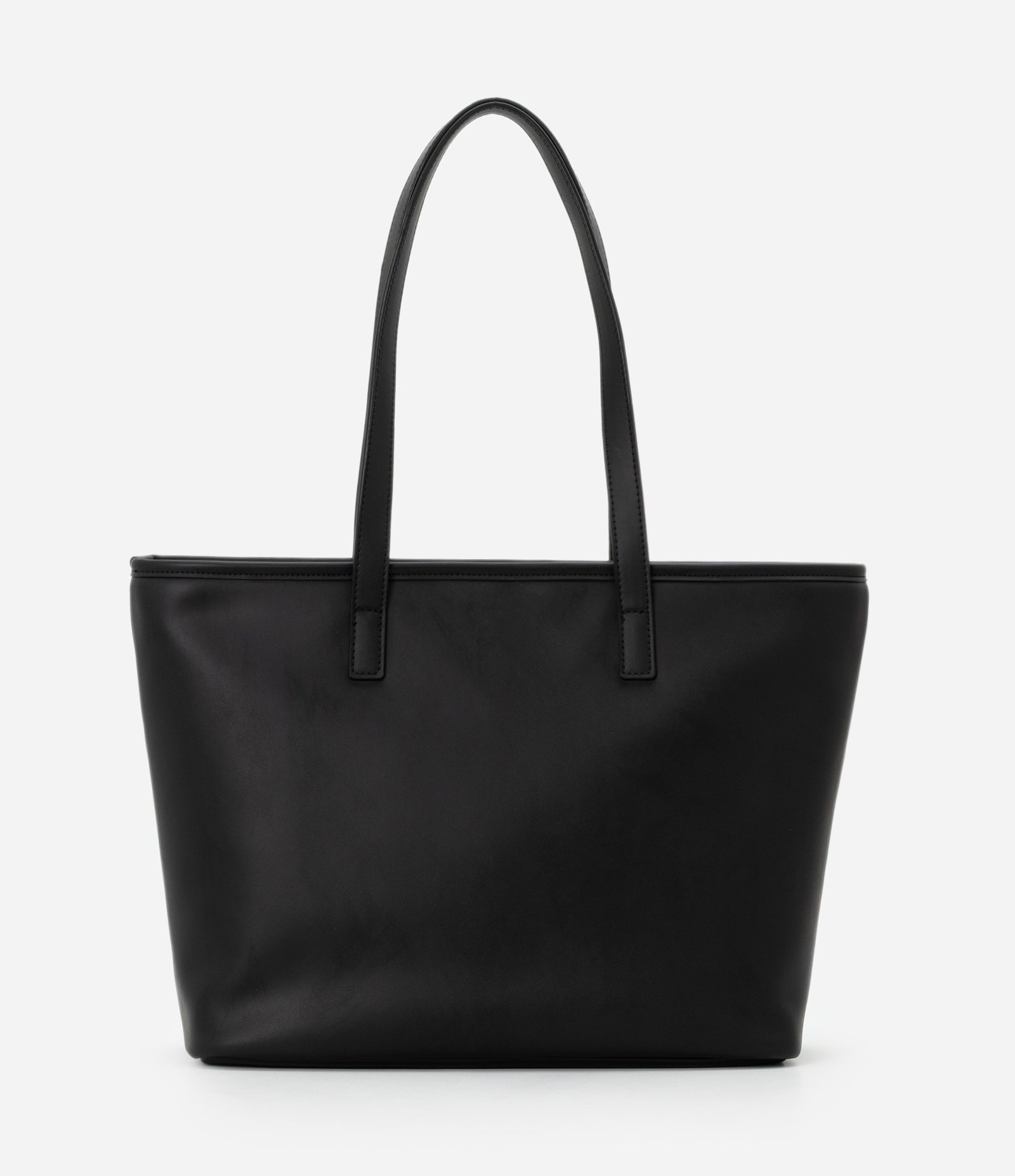 Bolsa Shopper Grande Bicolor Preto/Branco 4