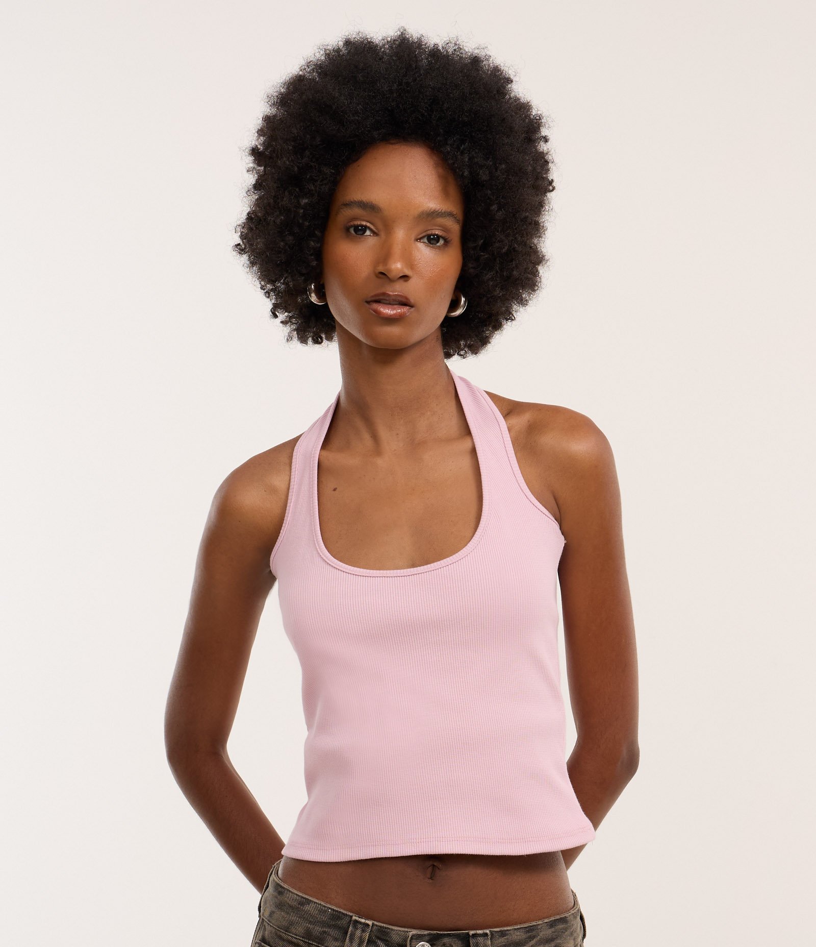 Blusa em Algodão Frente Única Rosa 1