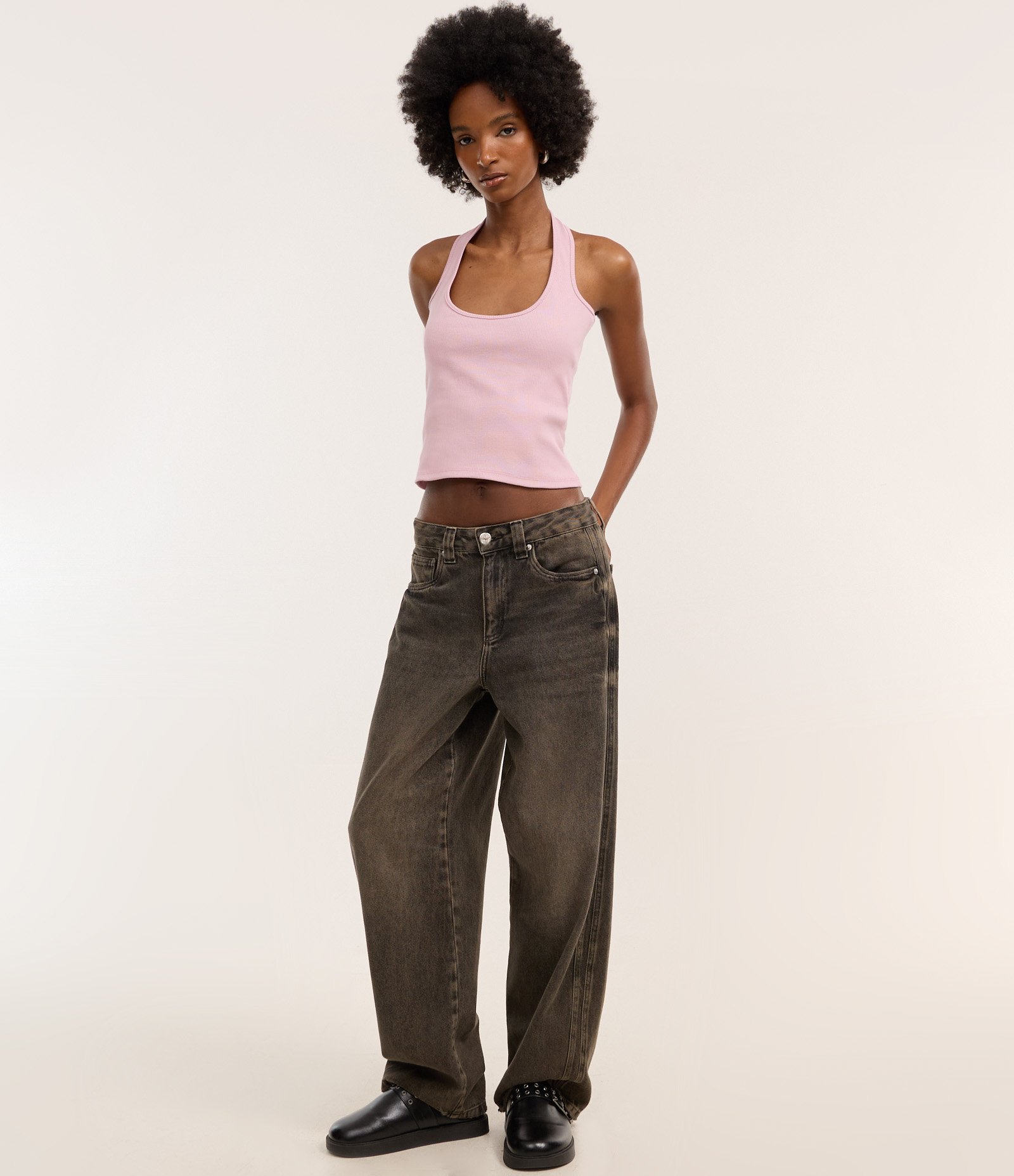 Blusa em Algodão Frente Única Rosa 2