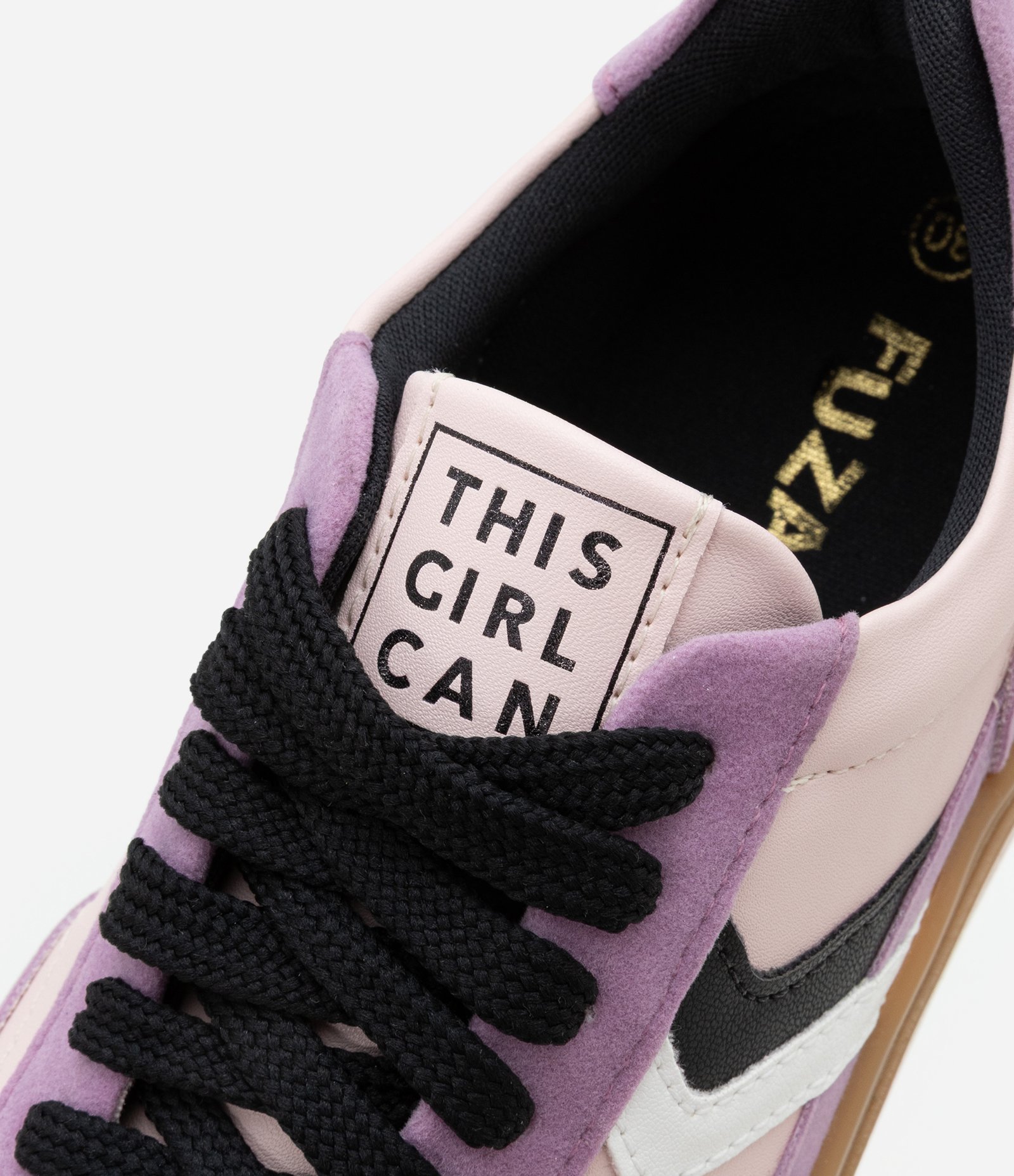 Tênis Infantil com Recortes Contrastantes - Tam 28 ao 34 Roxo/Rosa 4