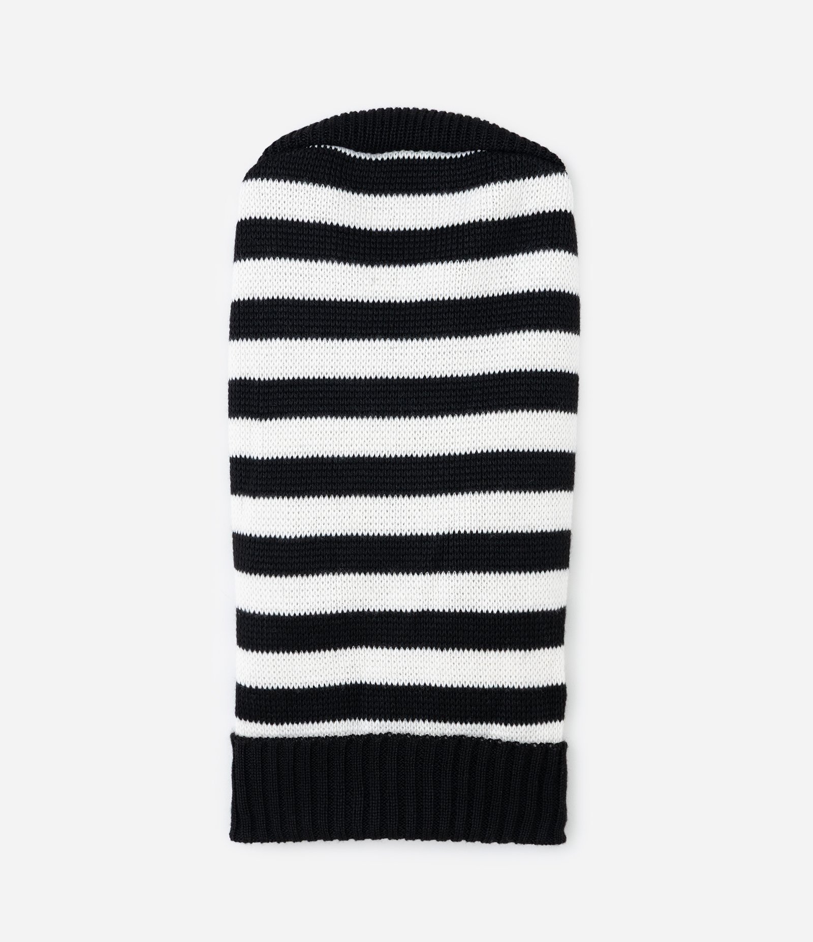 Roupa para Pet com Estampa Listrada Bicolor Preto/Branco 3