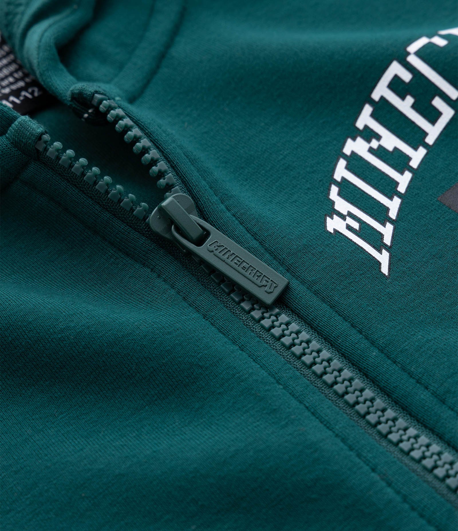 Casaco Infantil em Techfleece com Estampa Minecraft - Tam 5 a 14 Anos Verde 5