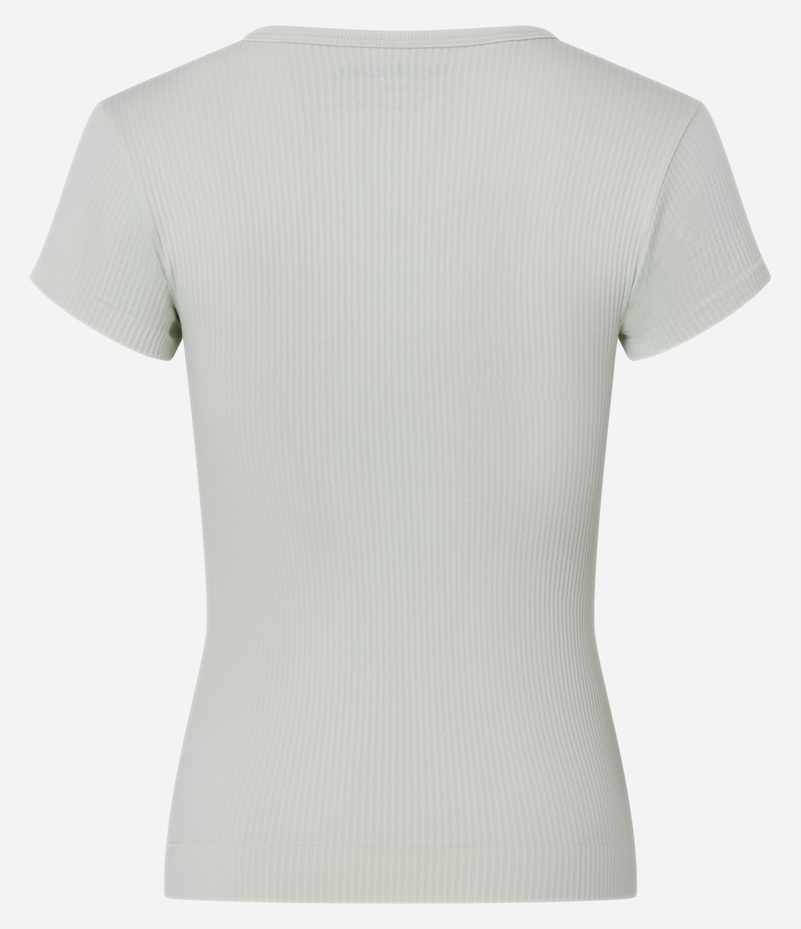 Blusa de Pijama em Ribana com Botões no Decote Verde 7