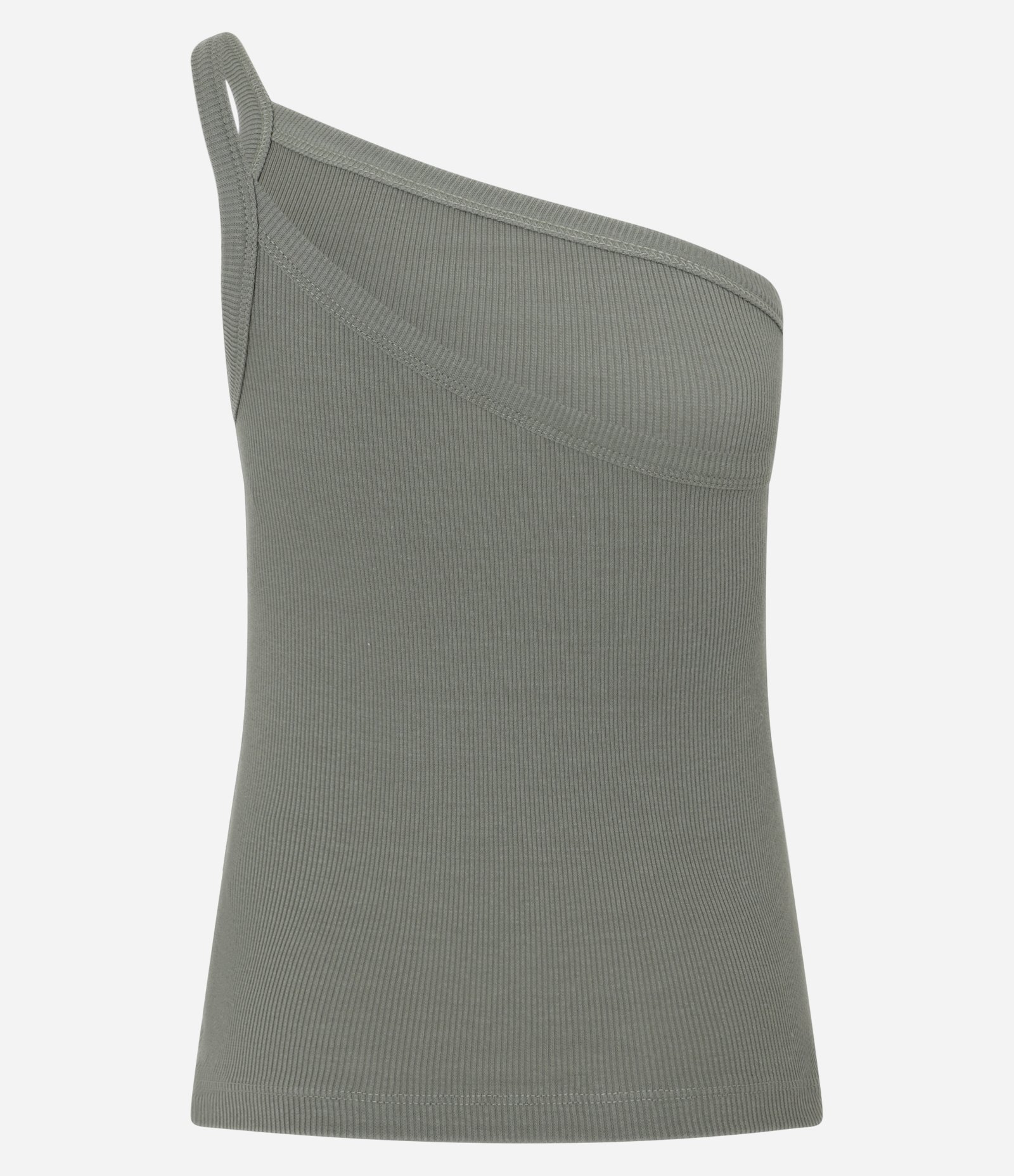 Blusa um Ombro só em Ribana com Textura Leve 6