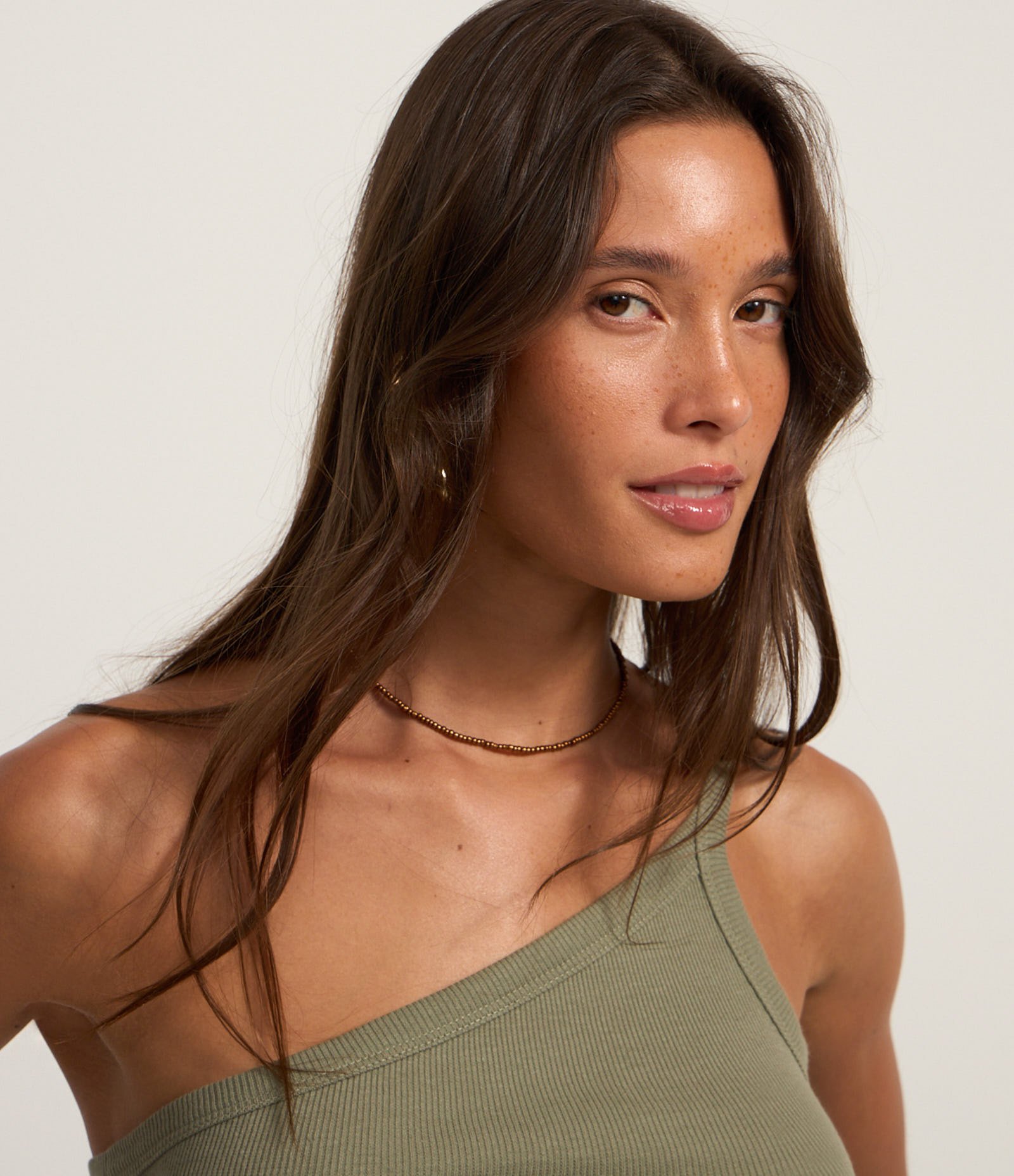 Blusa um Ombro só em Ribana com Textura Leve 3