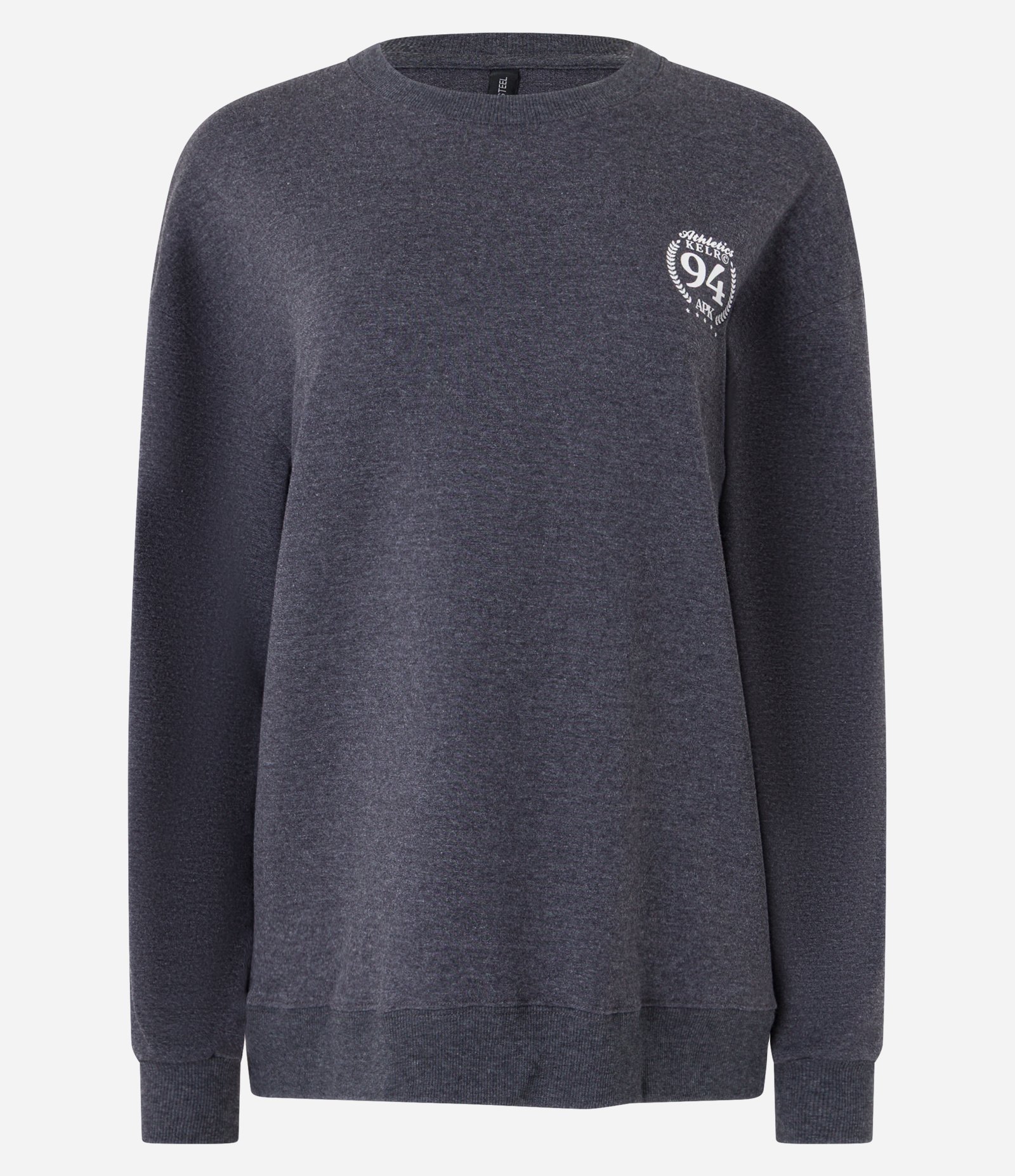 Moletom Sportcore com Lettering Athletics 94 APK Cinza 4