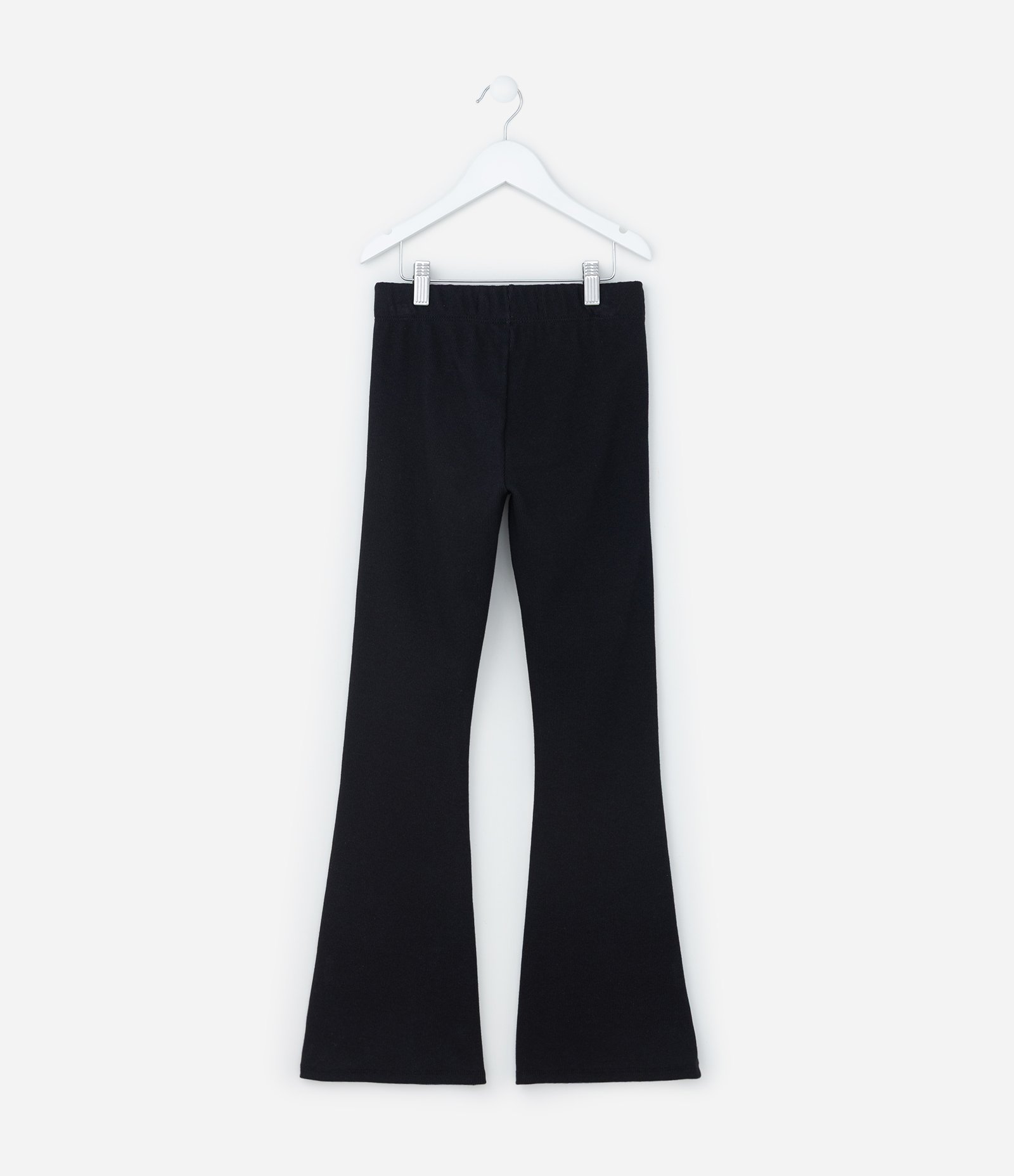 Calça Flare Infantil Básica em Ribana - Tam 5 a 14 anos Preto 2