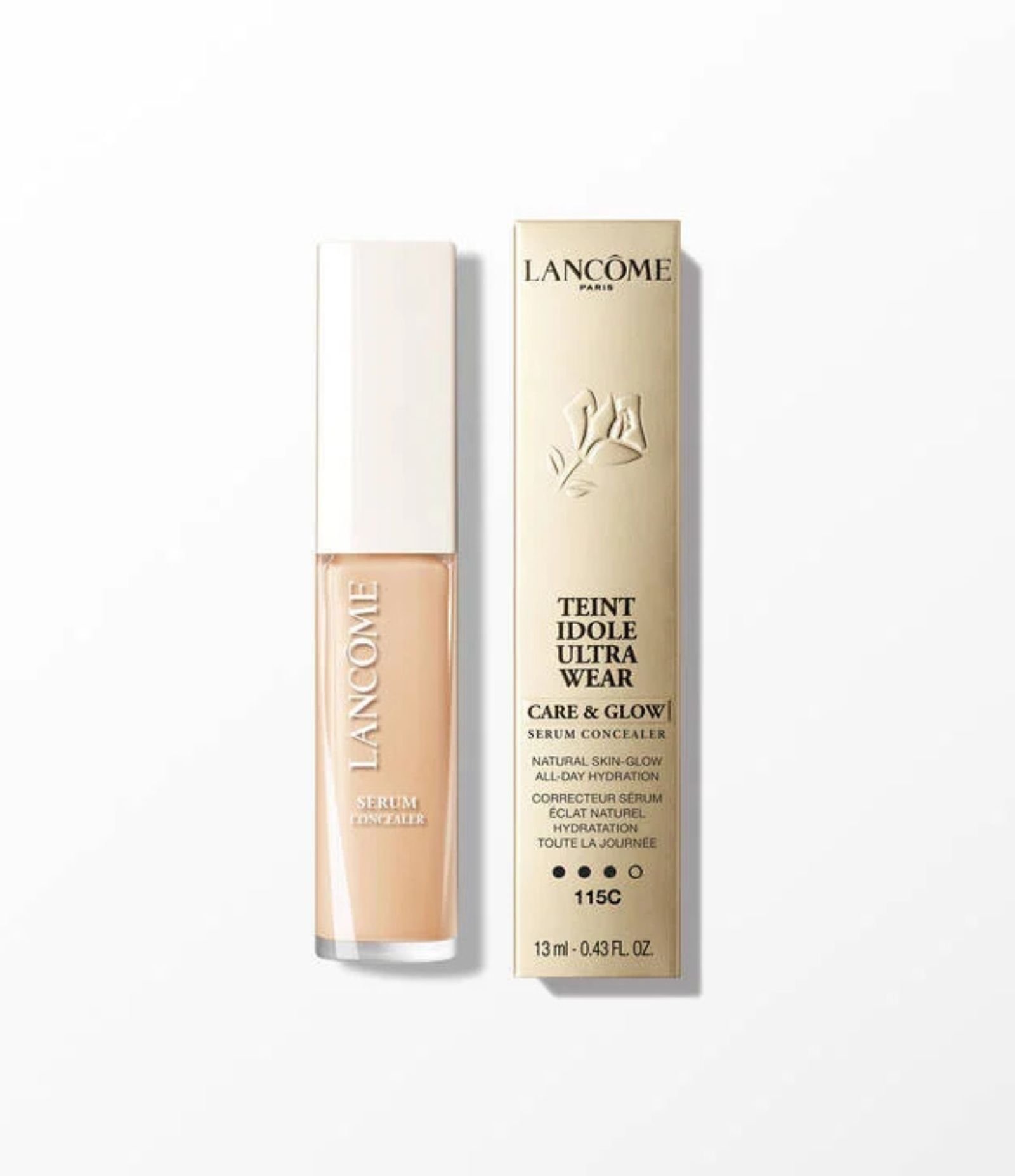 Corretivo Lancome Teint Idole Ultra Wear Care e Glow Serum Concealer 13,5ml 115C 2