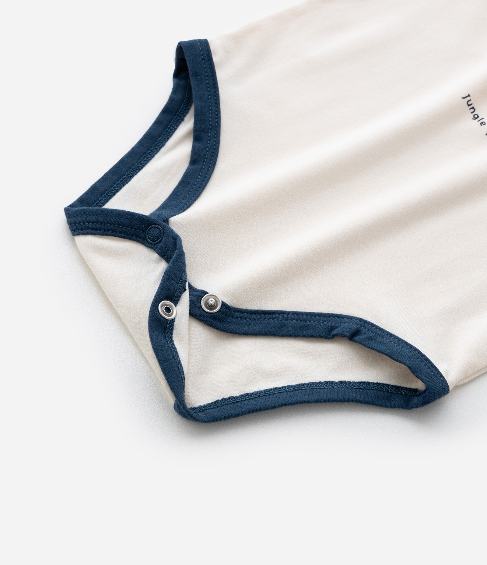 Body Infantil com Aplicação de Animais - Tam 0 a 18 Meses Bege 5