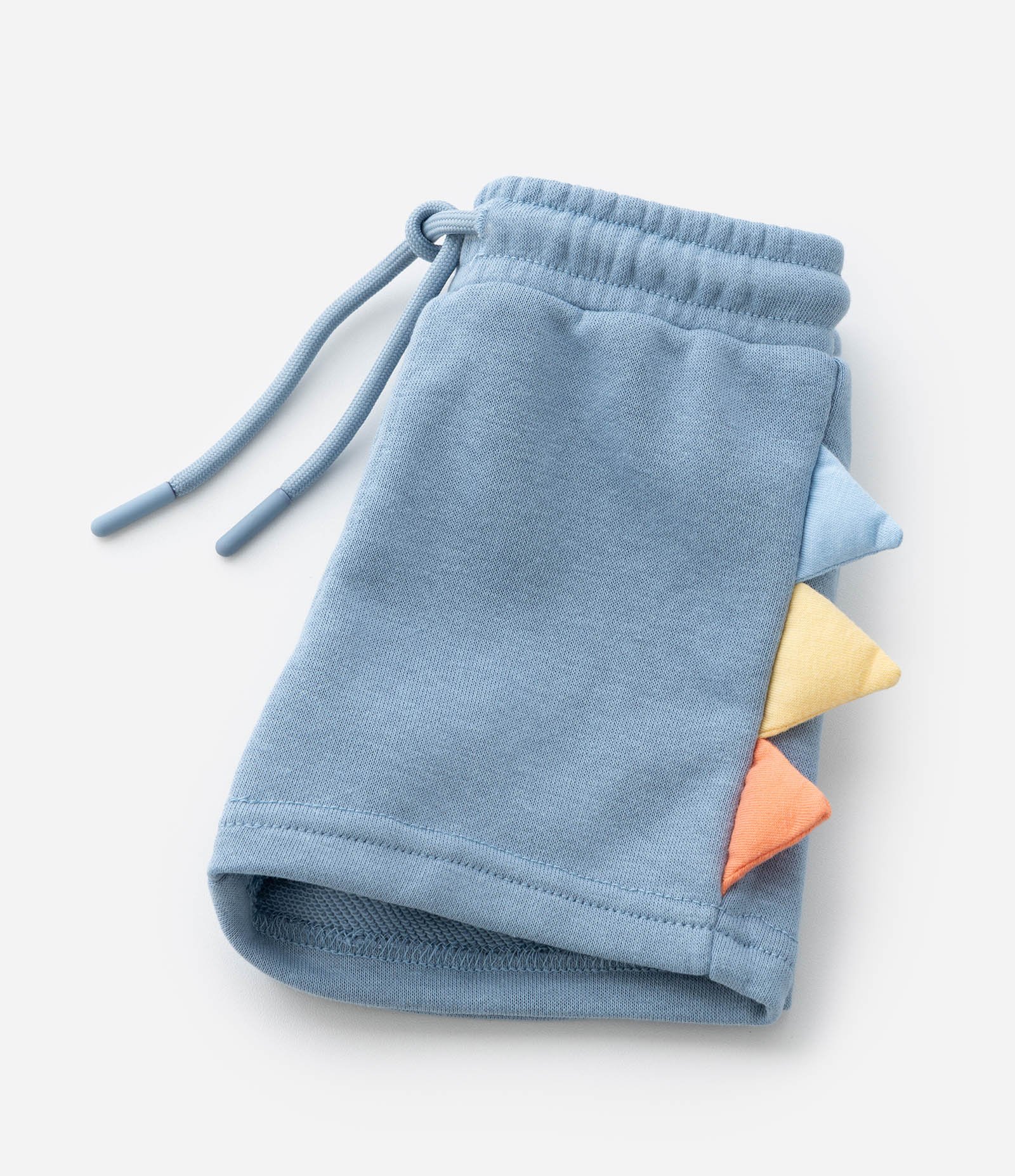 Bermuda Infantil em Moletom com Estampa Interativa Dino - Tam 0 a 18 Meses Azul 6