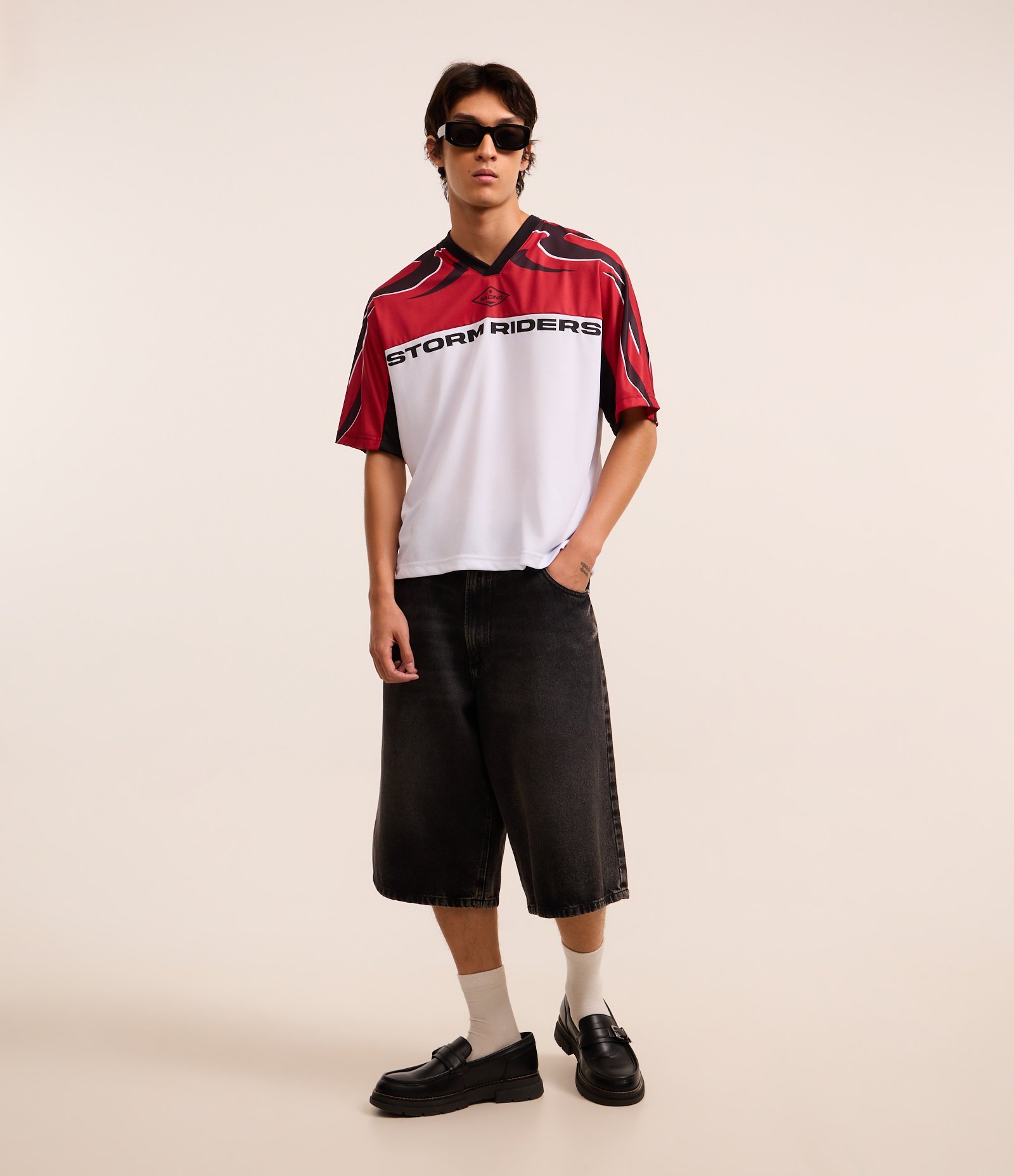 Camiseta Boxy Esportiva em Tecnologia Dry com Estampa Vintage Branco 3