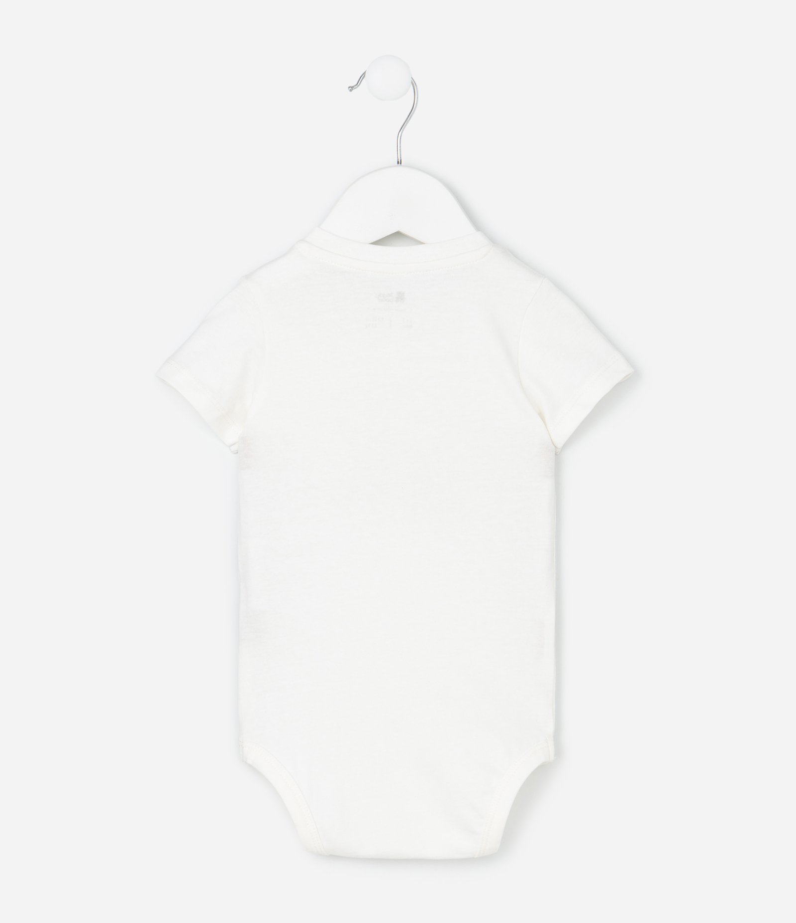 Body Infantil com Estampa de Praia Interativa - Tam 0 a 18 Meses Branco 2