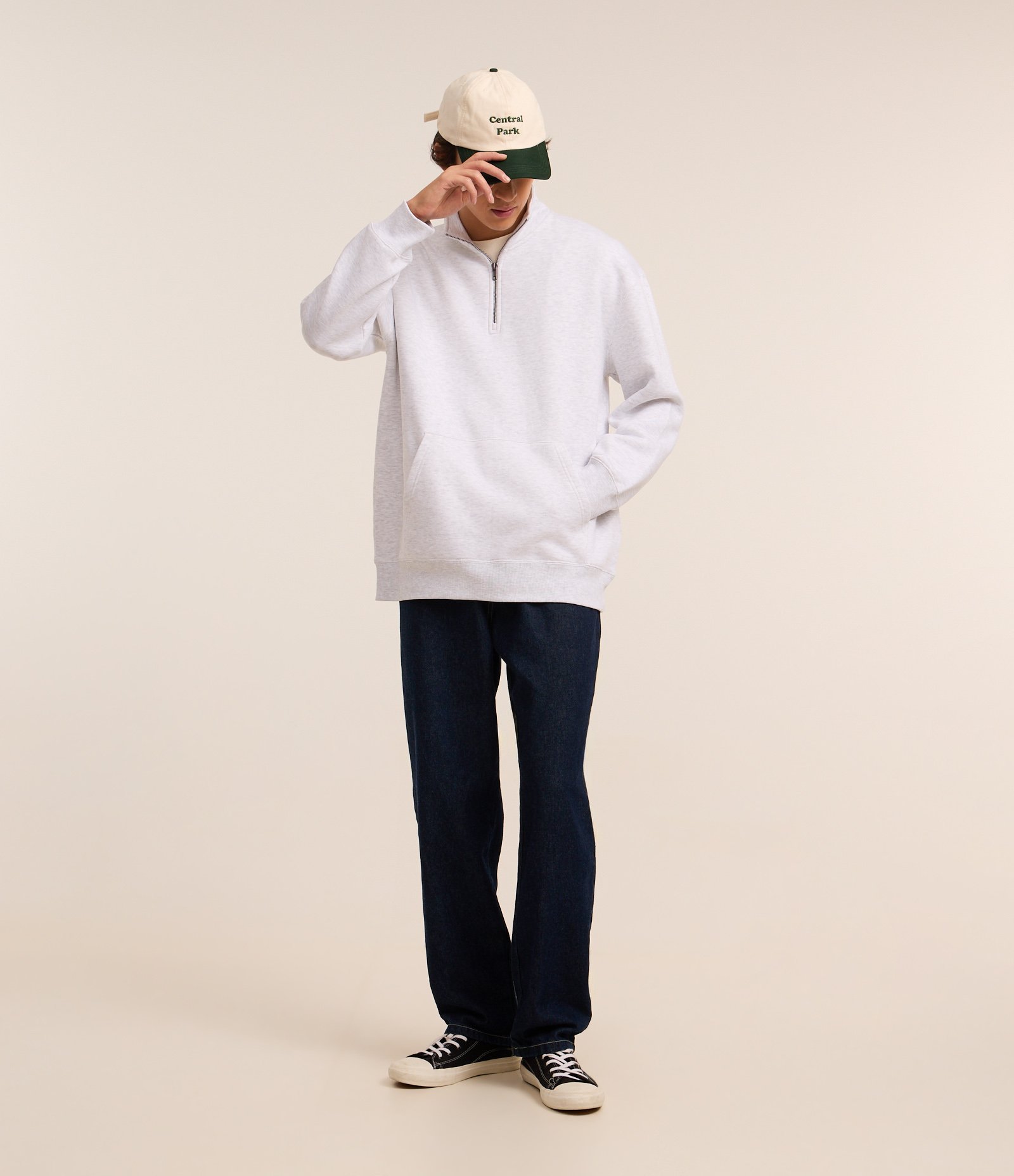 Calça Baggy em Jeans Azul 1