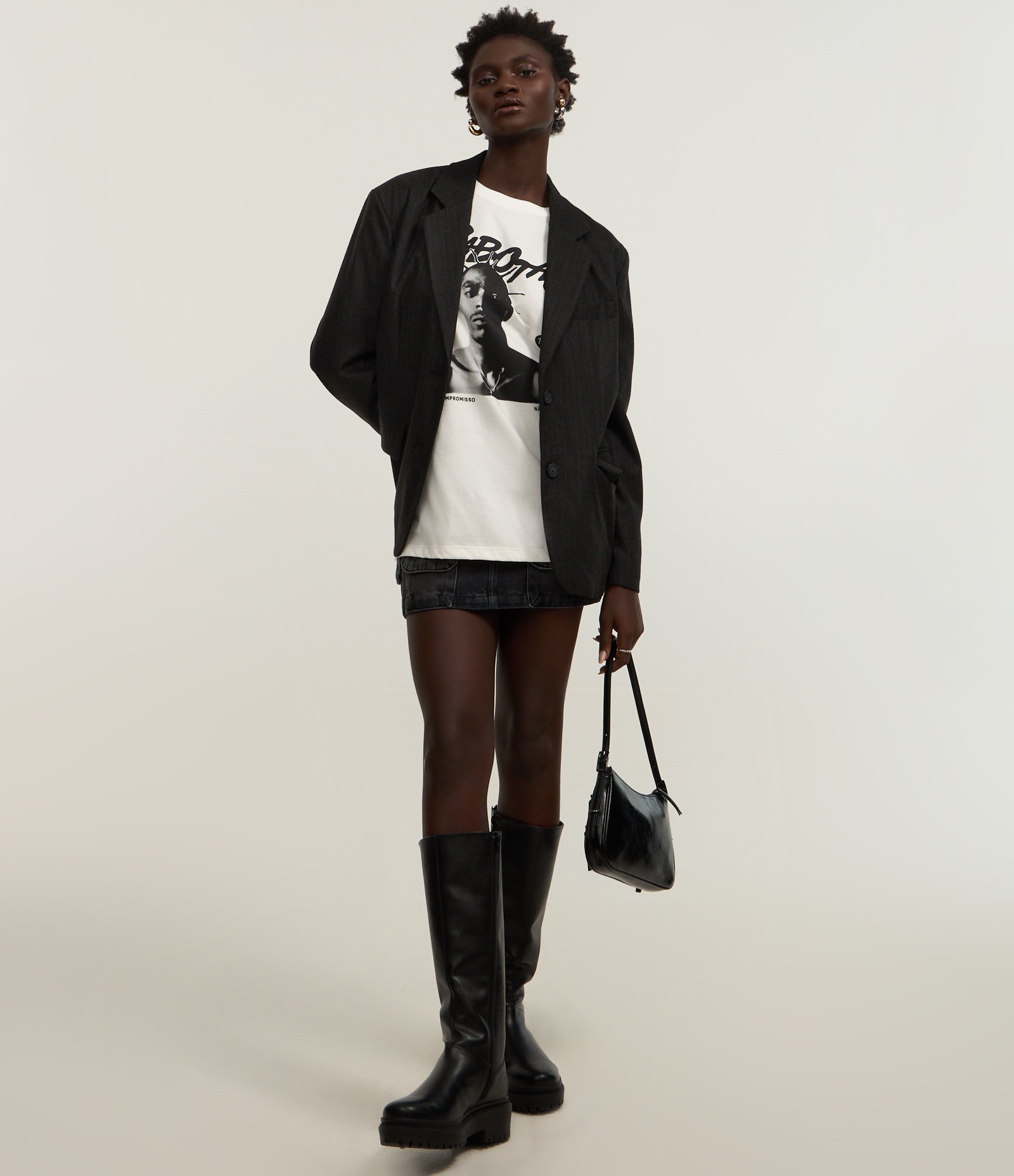 Camiseta T-shirt Sabotage em Algodão Branco 2