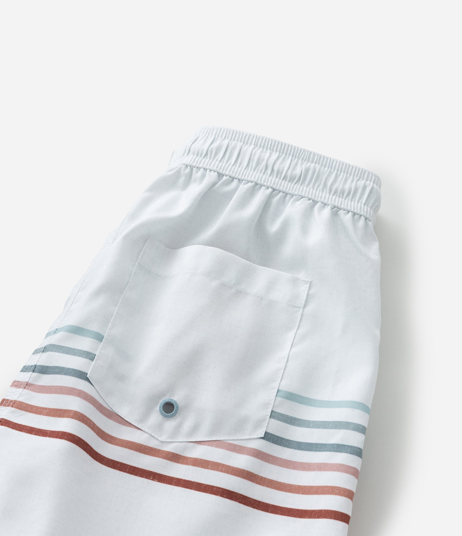 Bermuda Infantil com Listras Degradês - Tam 5 a 14 Anos Branco 5