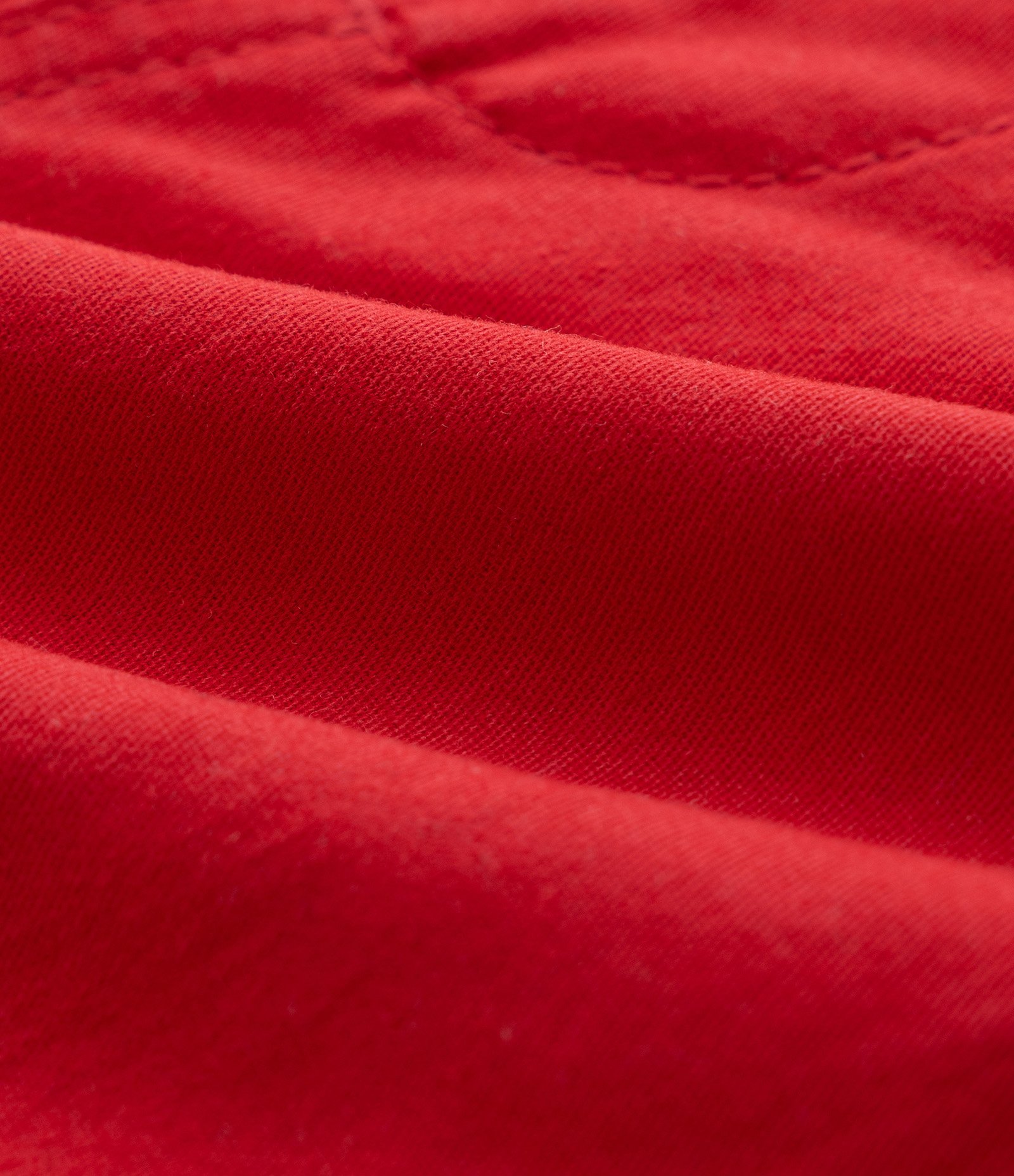 Jardineira Infantil em Sarja com Bolsos - Tam 0 a 18 Meses Vermelho 4