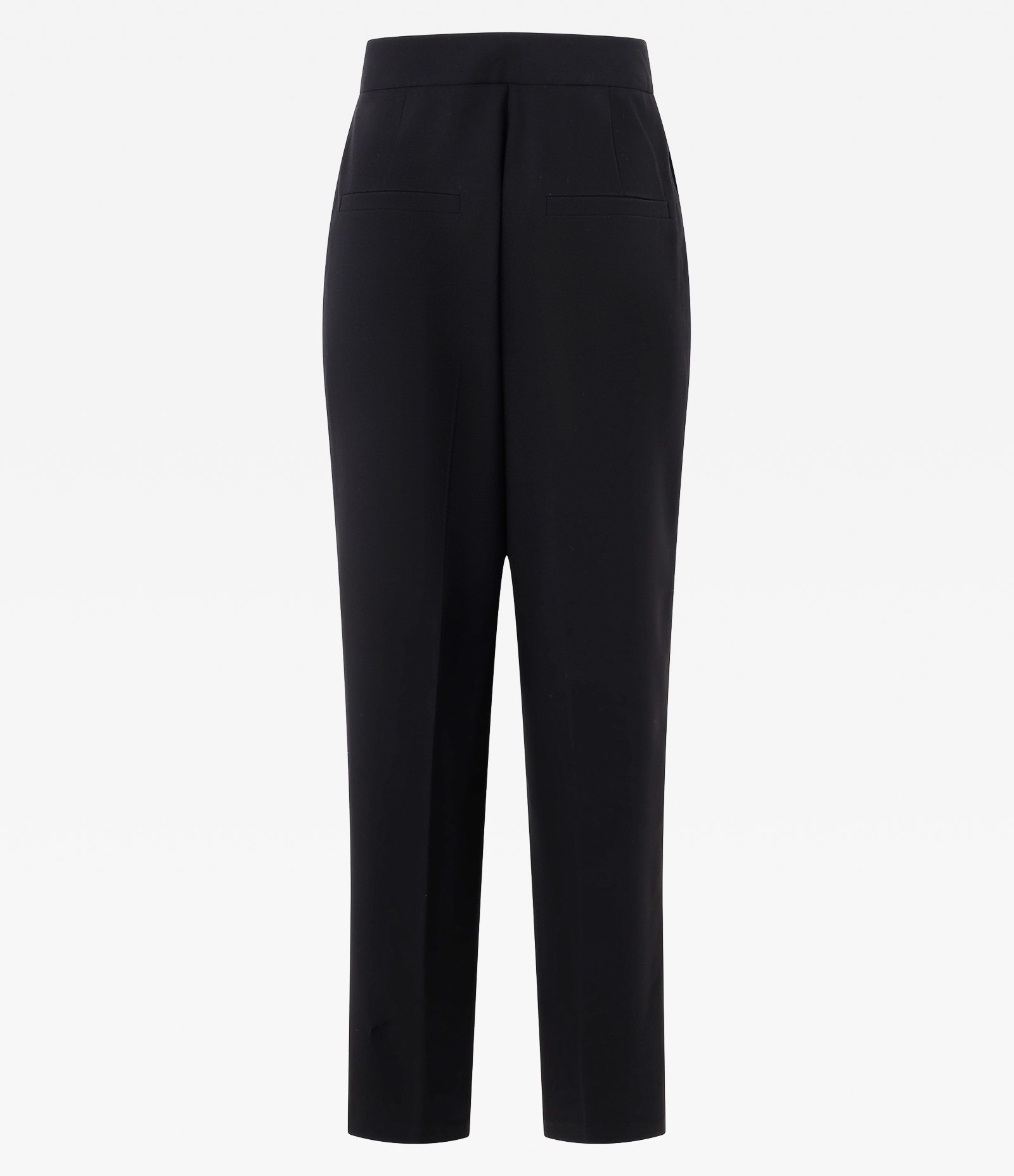 Calça Reta em Alfaiataria com Bolso Faca Preto 6
