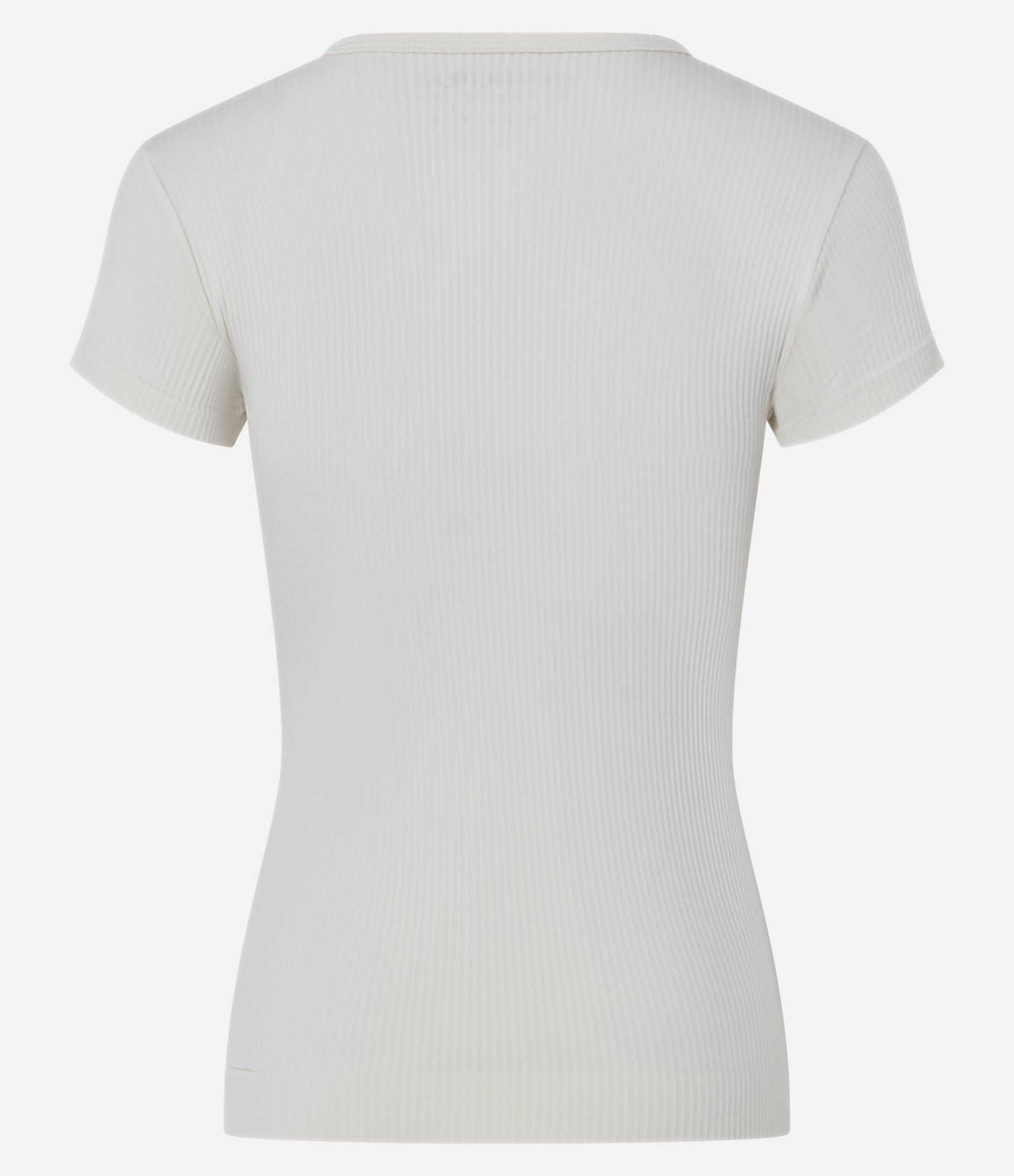 Blusa de Pijama em Ribana com Botões no Decote Off White 8