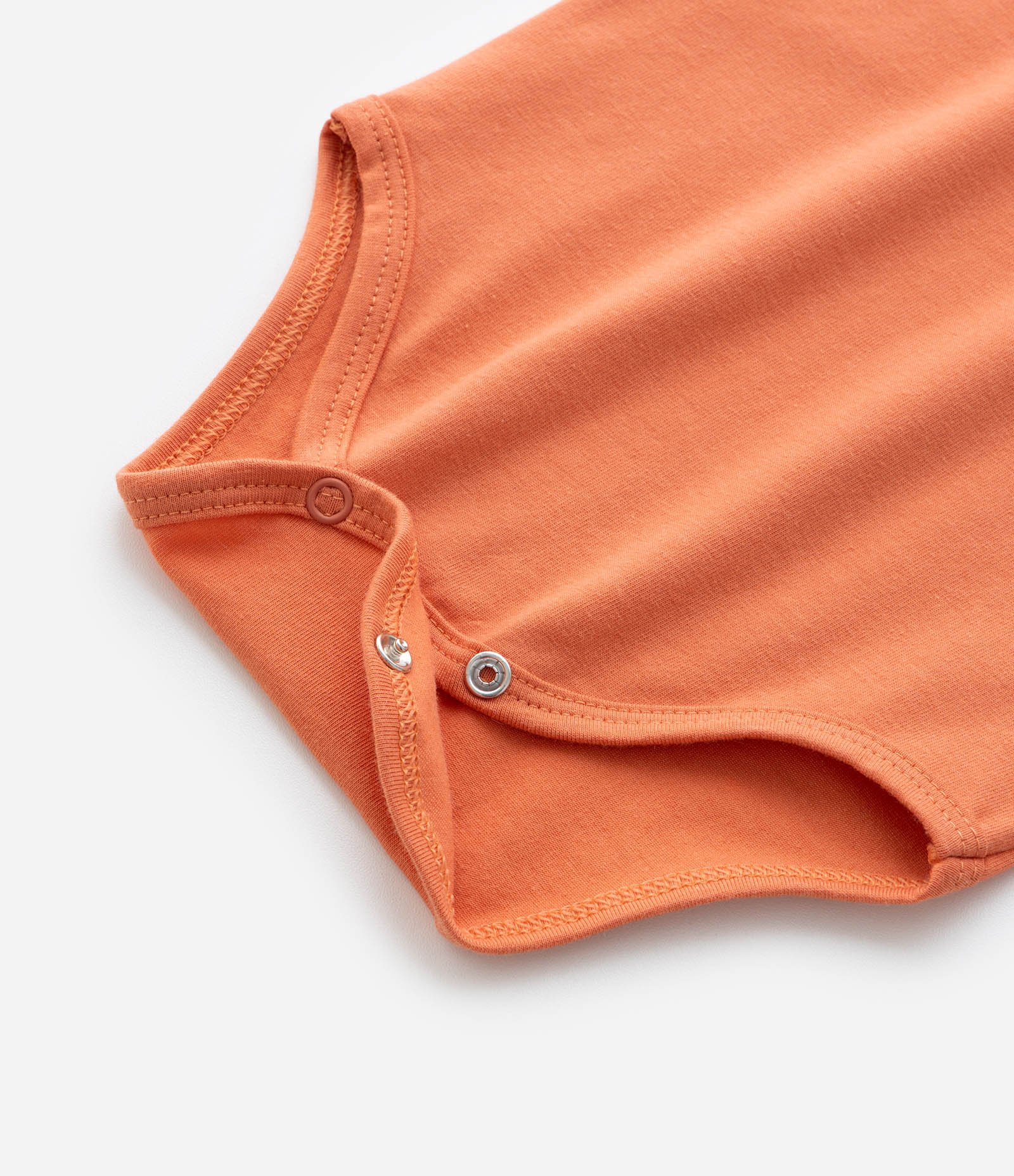 Body Infantil com Estampa Urso de Chapéu - Tam 0 a 18 meses Laranja 4