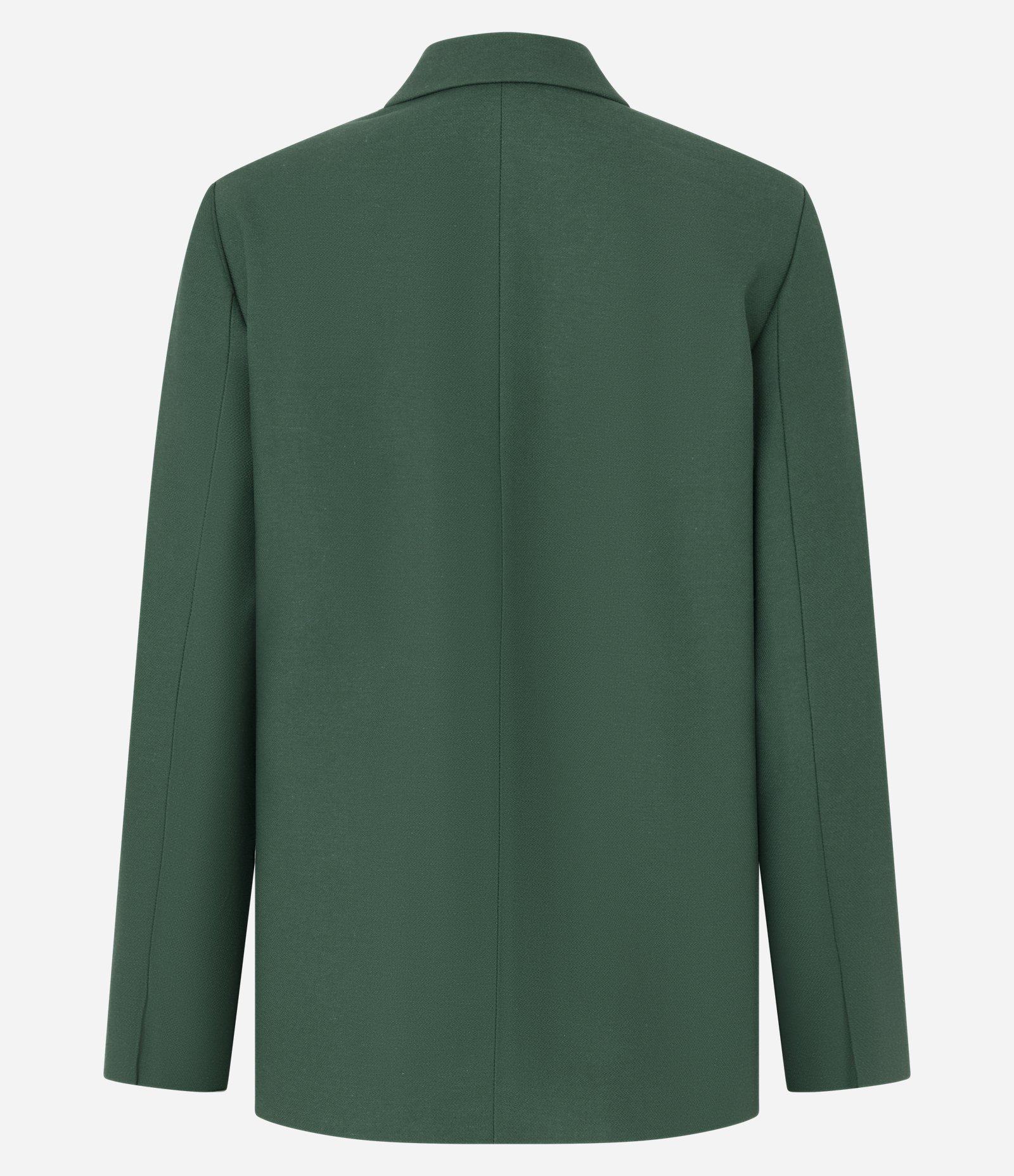 Blazer Comfort em Viscolinho com Abotoamento Duplo Verde 9