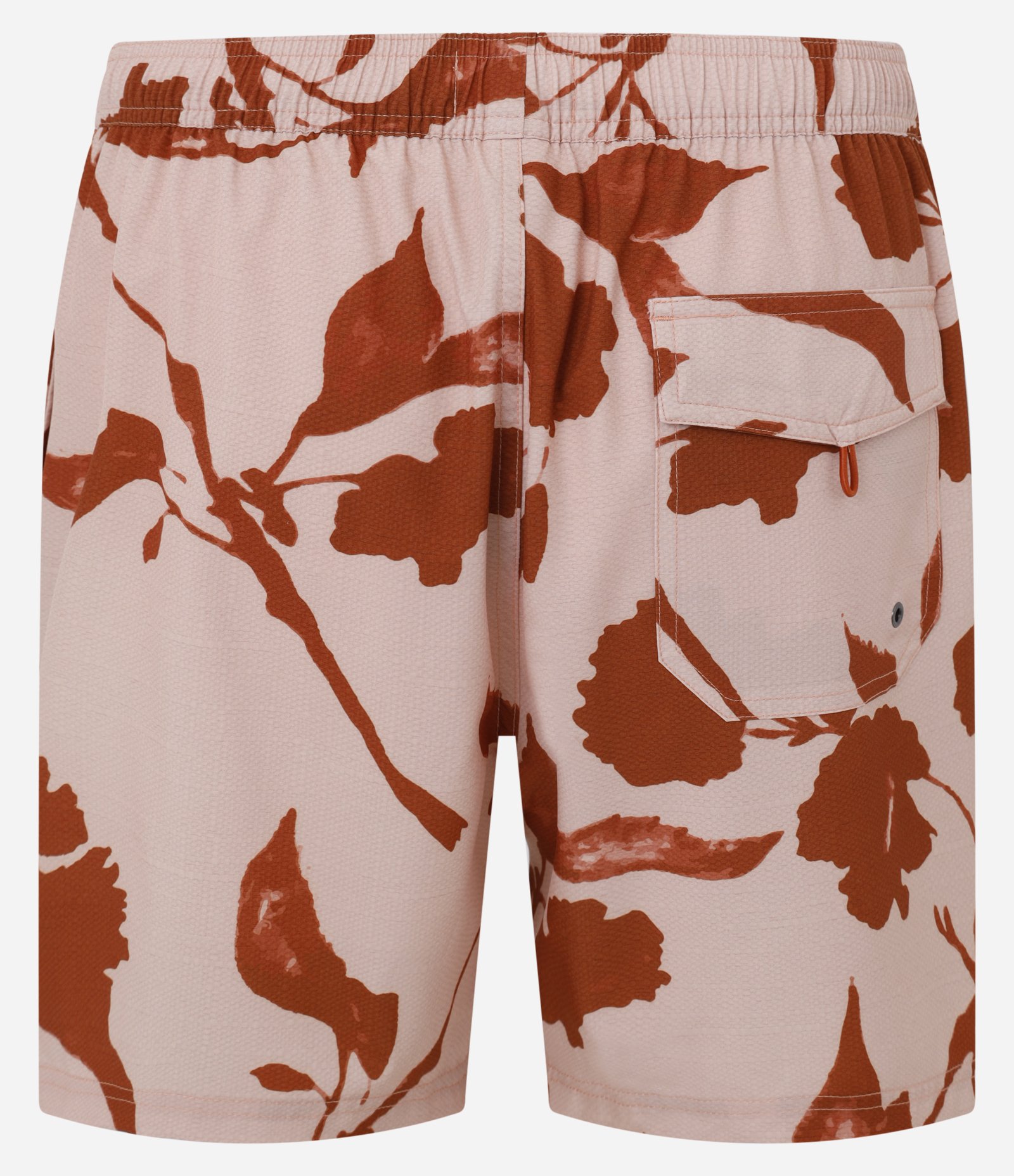 Bermuda de Banho em Ripstop com Estampa Floral Salmão 2