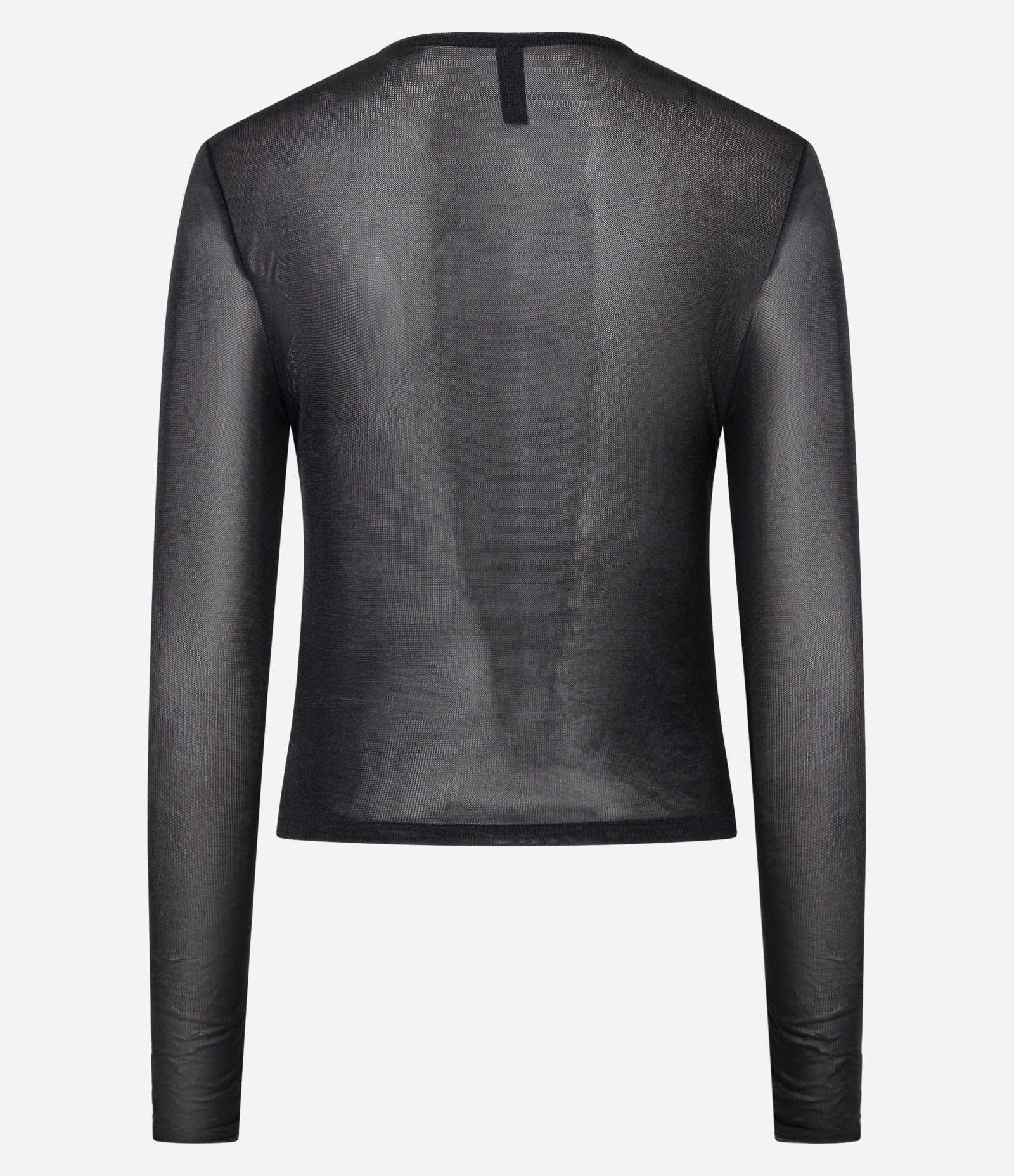 Blusa Texturizada com Drapeados Frontais Preto 8