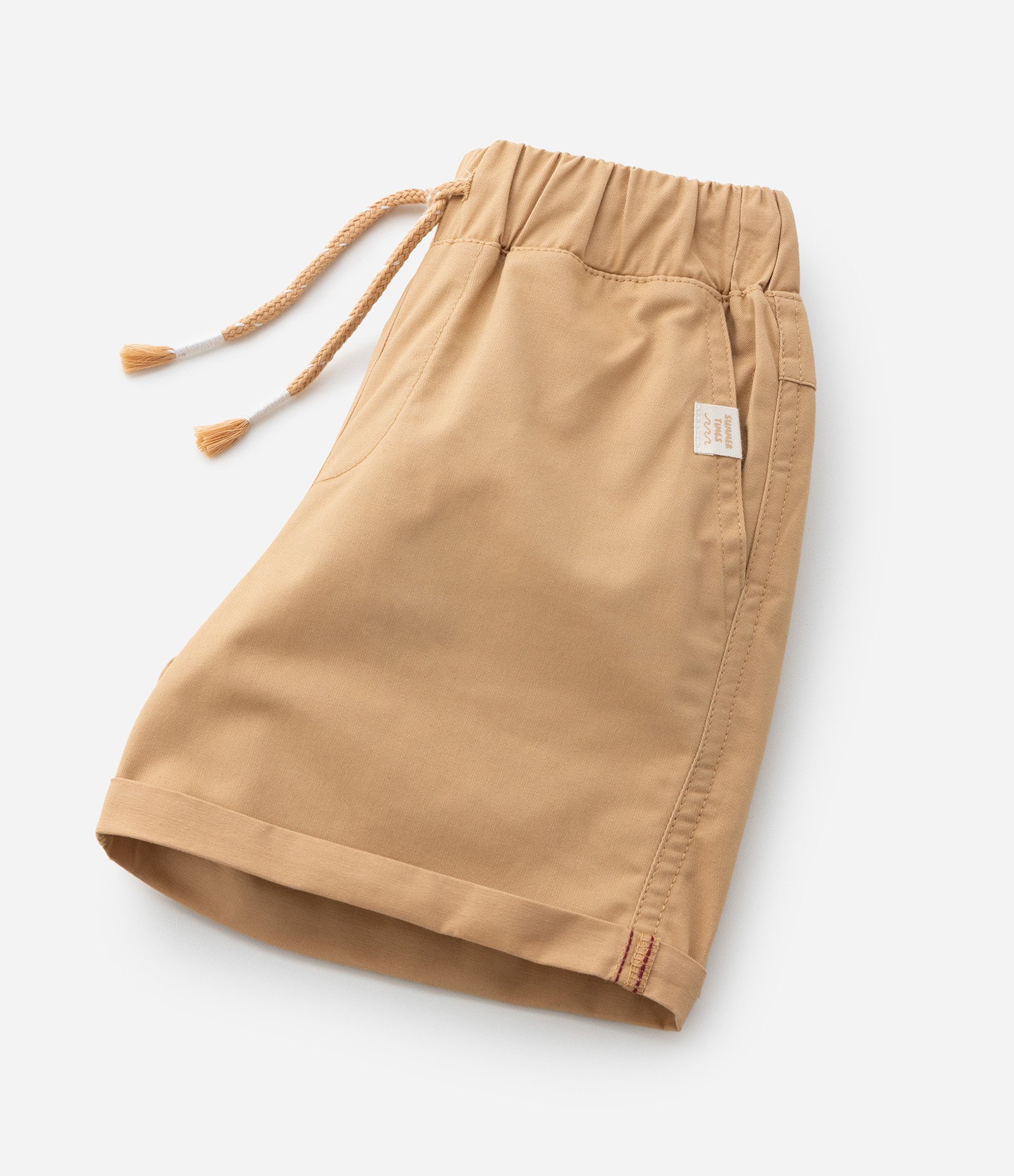 Conjunto Infantil em Piquet com Bordado de Sol Under The Sun - Tam 1 a 6 Anos Branco/Bege 8