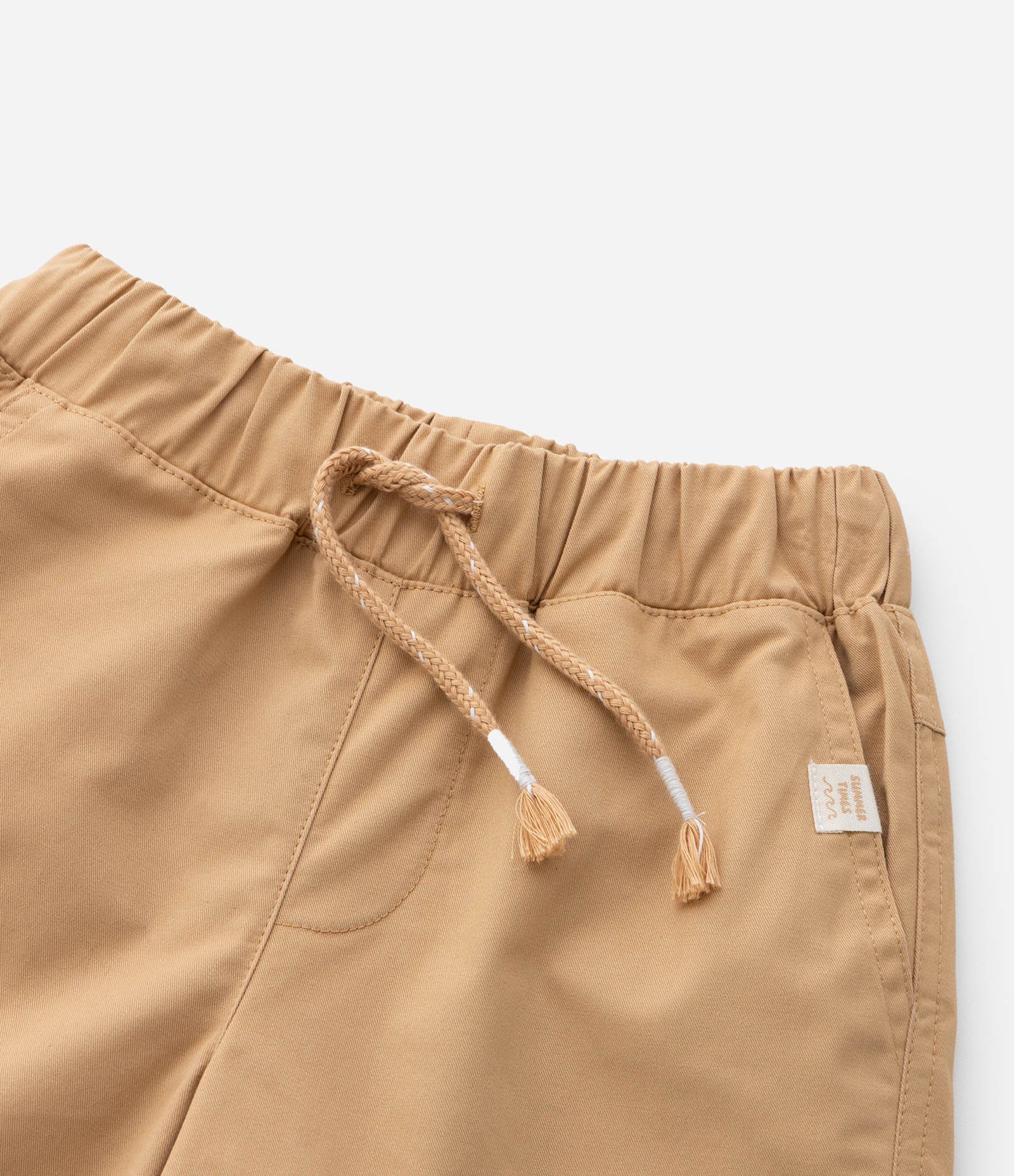 Conjunto Infantil em Piquet com Bordado de Sol Under The Sun - Tam 1 a 6 Anos Branco/Bege 6