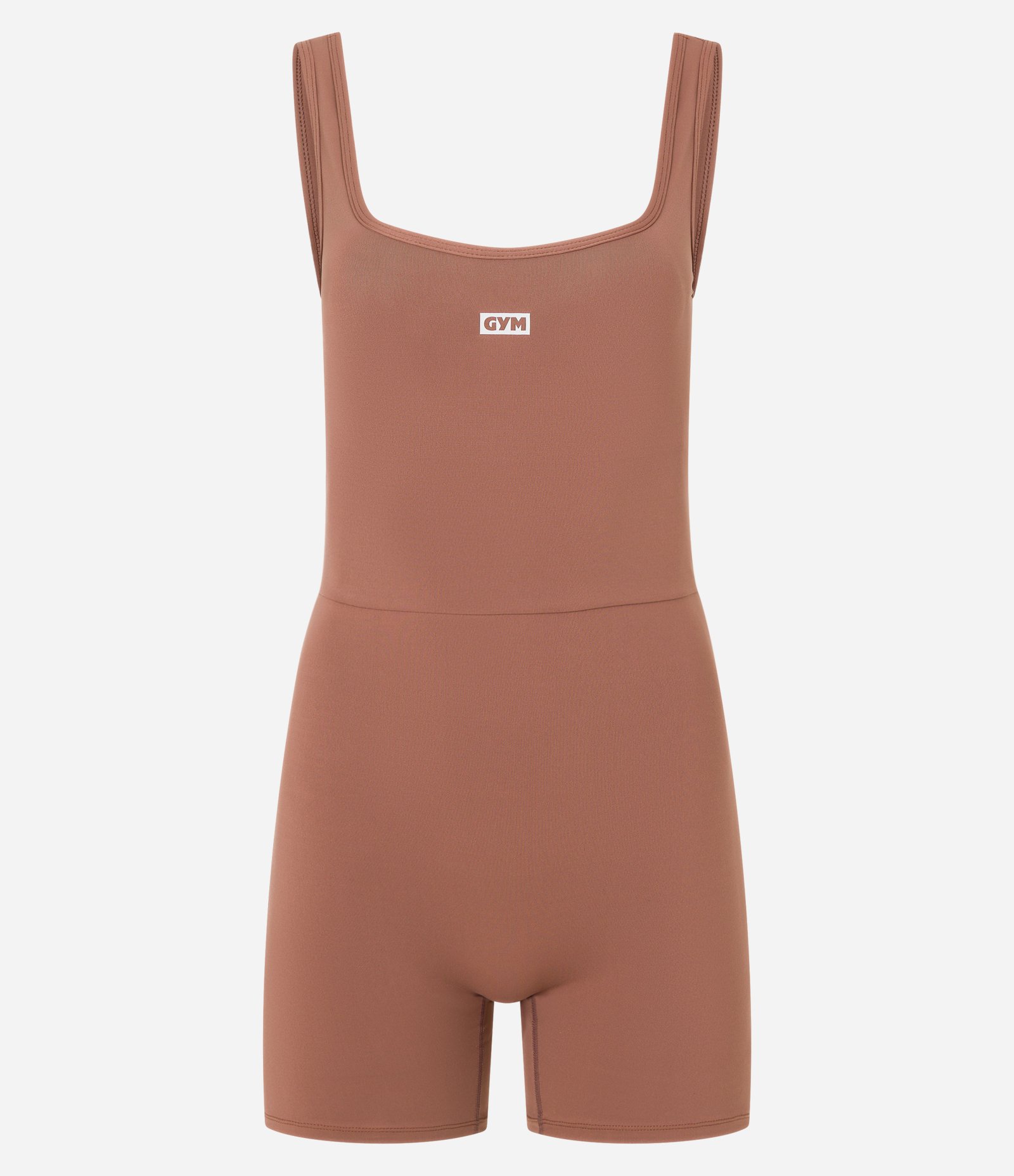 Macaquinho Esportivo em Microfibra com Efeito Empina Bumbum Marrom 5