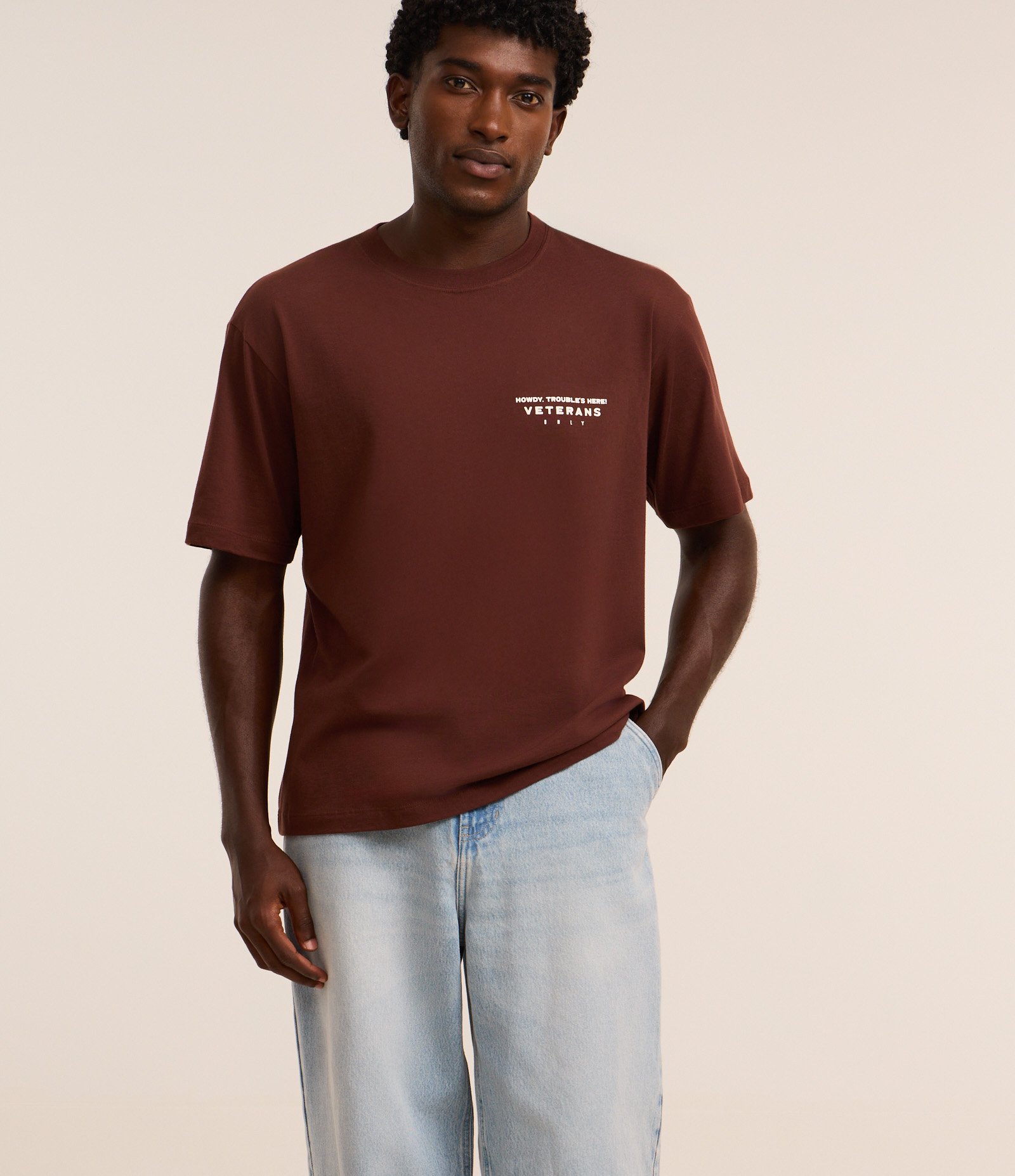 Calça Super Baggy em Jeans com Bolso Faca Frontal Azul Claro 4