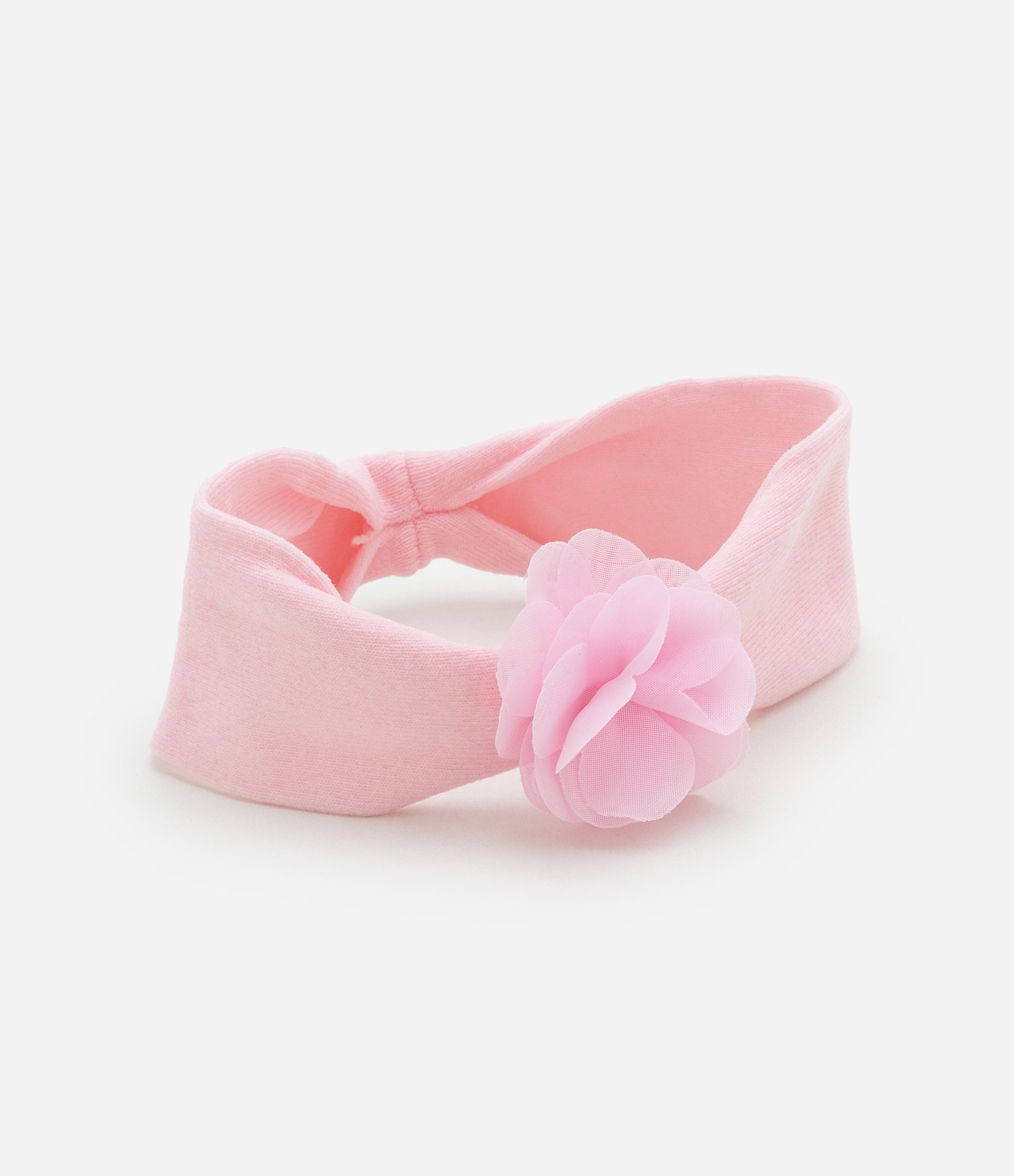 Meia Sapatilha Infantil com Laço e Faixa de Cabelo - Tam 0 a 12 meses Rosa 5