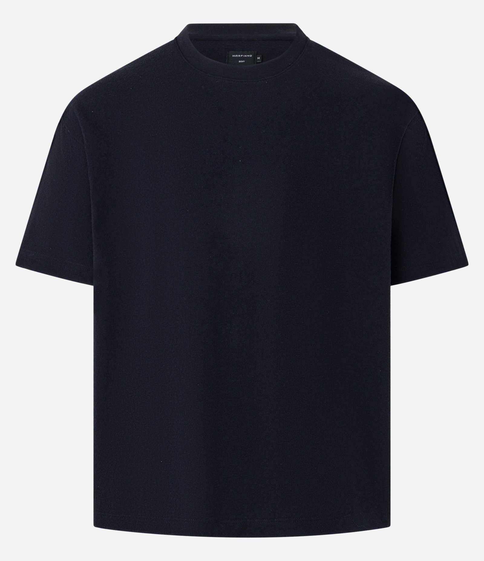Camiseta Boxy em Algodão Texturizada Preto 5
