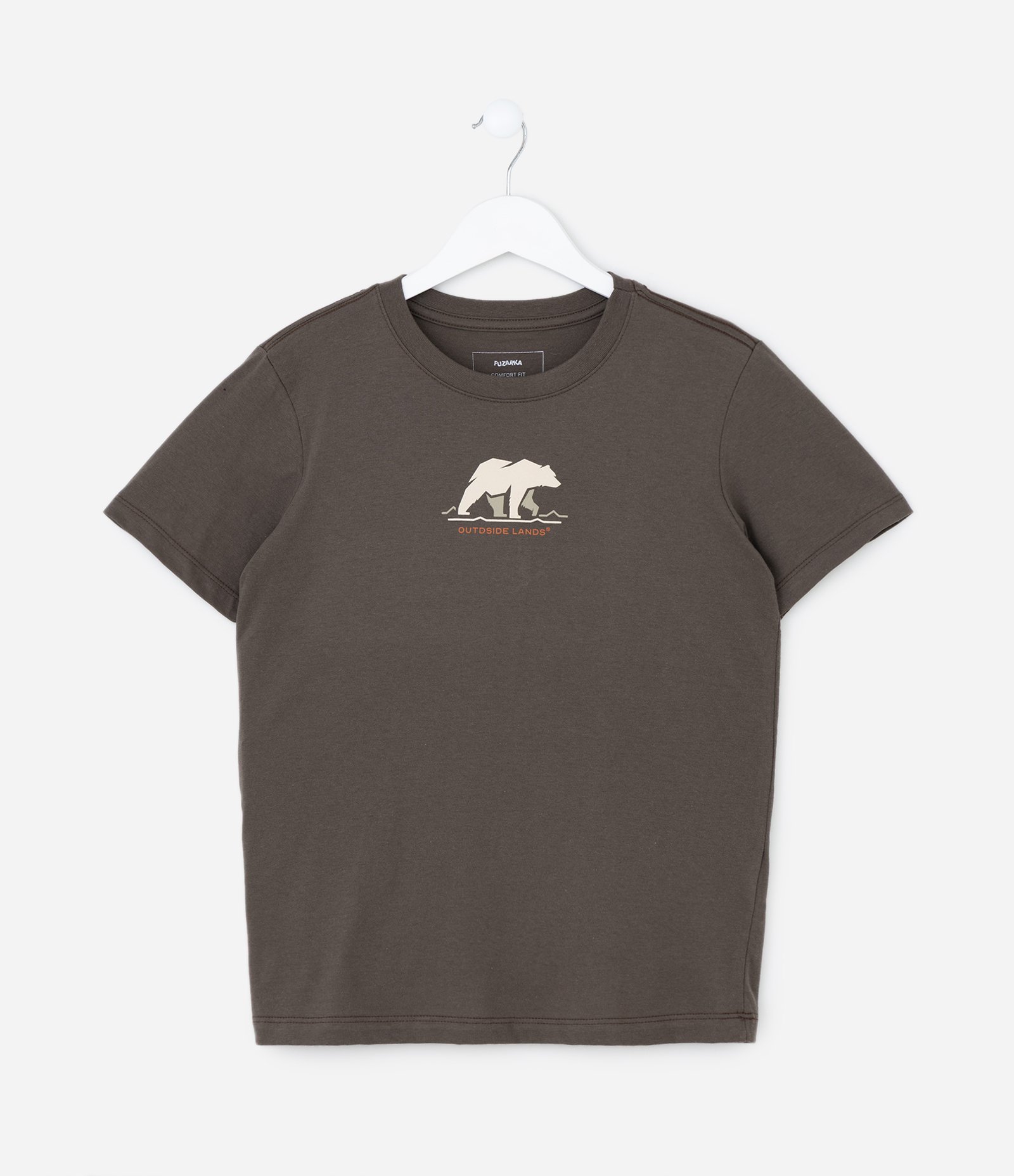 Camiseta Infantil com Estampa Urso - Tam 5 a 14 Anos Verde 1