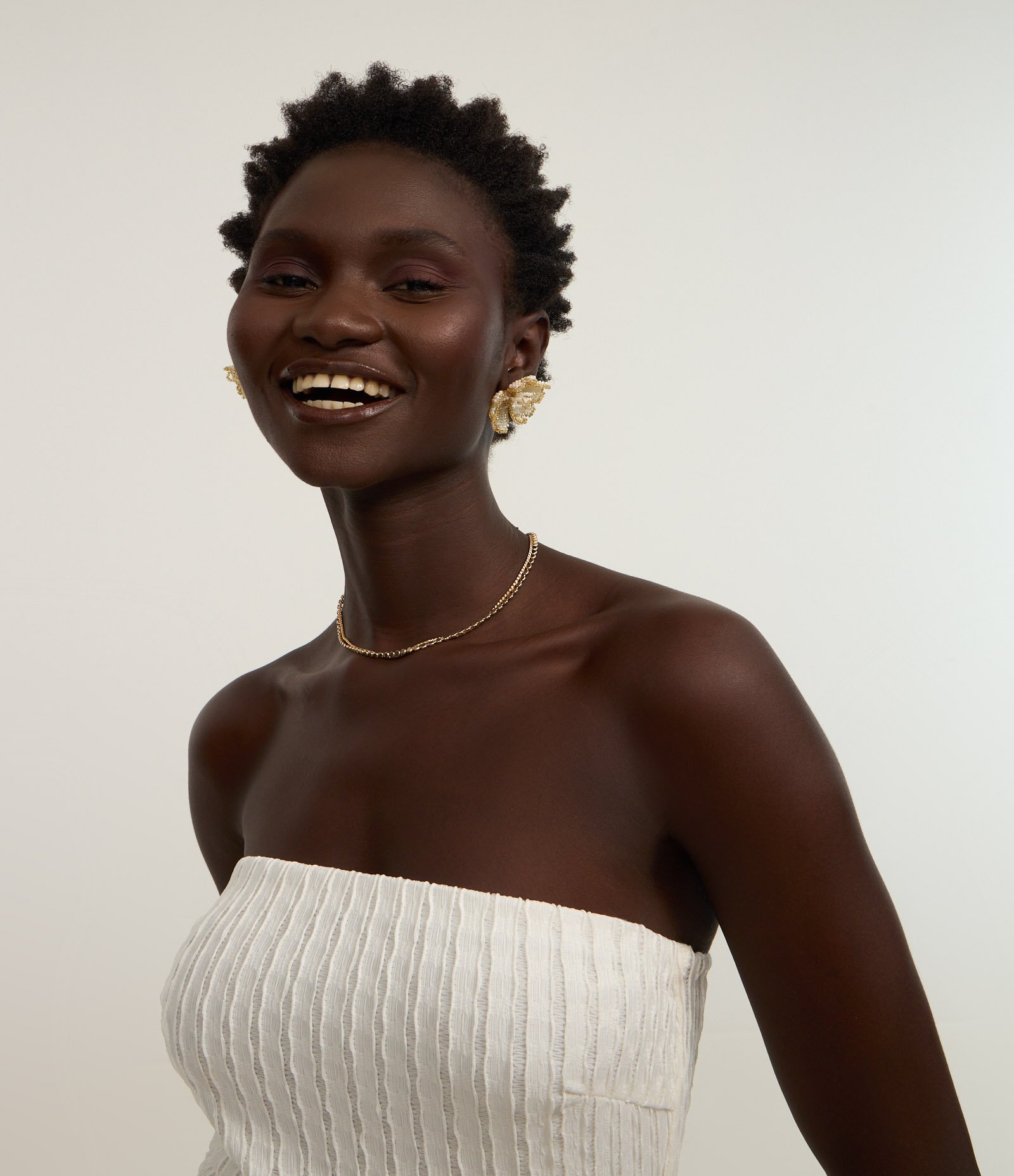 Body Texturizado com Decote Tomara que Caia Branco 5