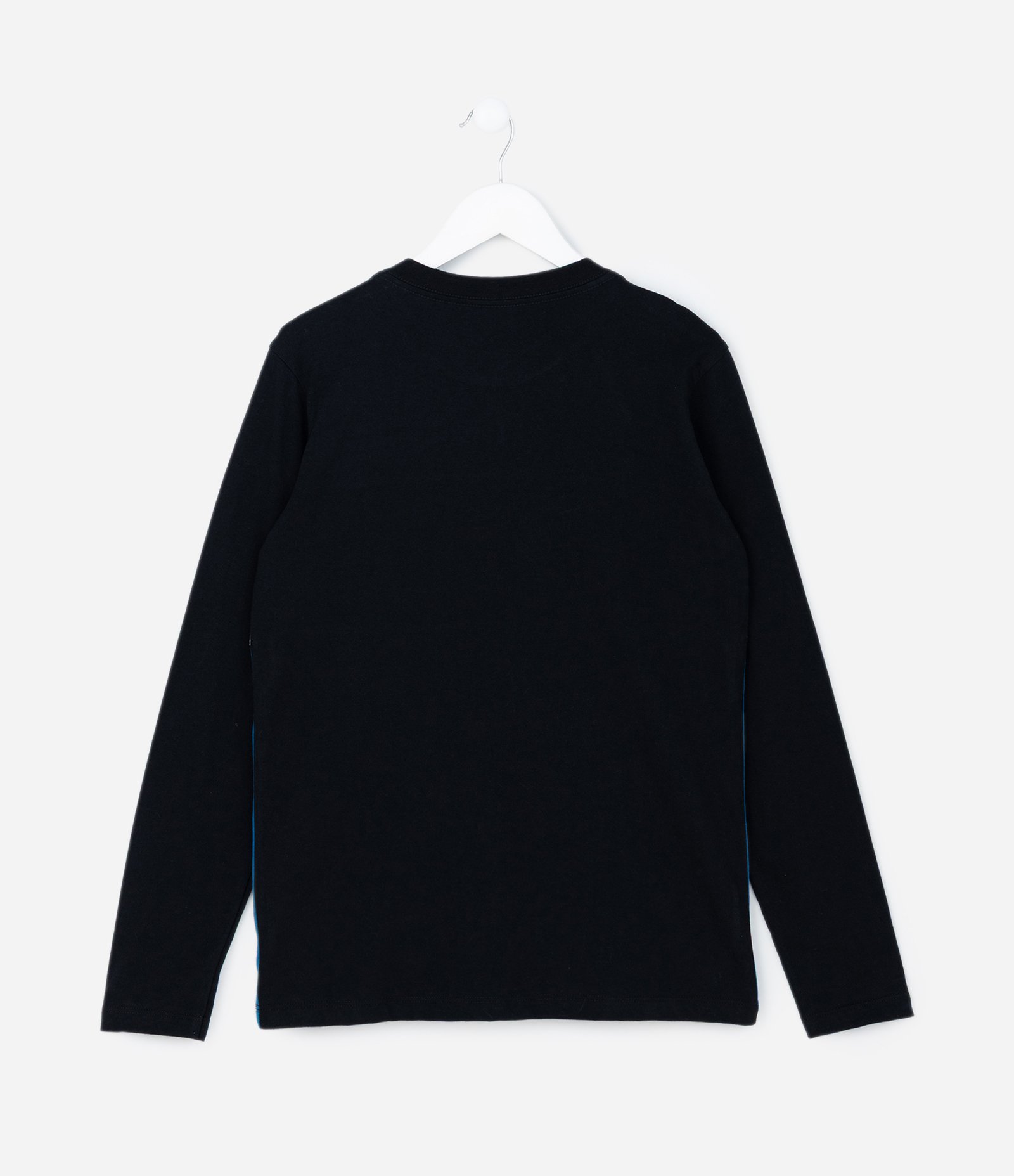 Camiseta Infantil com Recortes e Estampa Playstation - Tam 5 a 14 Anos Preto/Azul 2