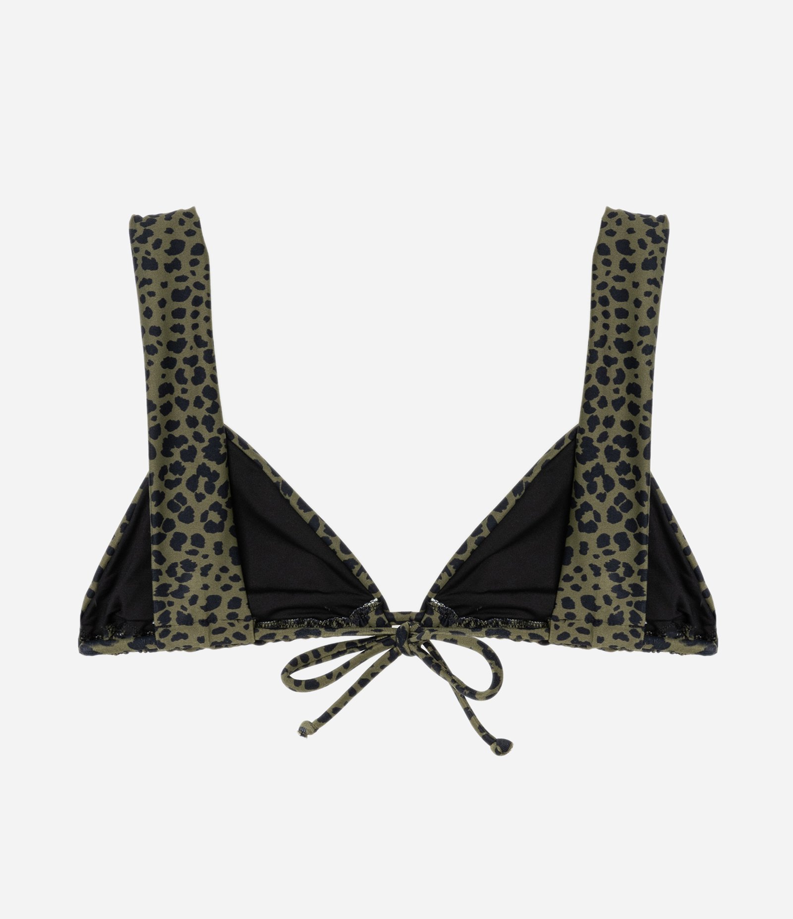 Biquíni Top Cortininha Animal Print com Alças Largas e Aviamento Verde 6