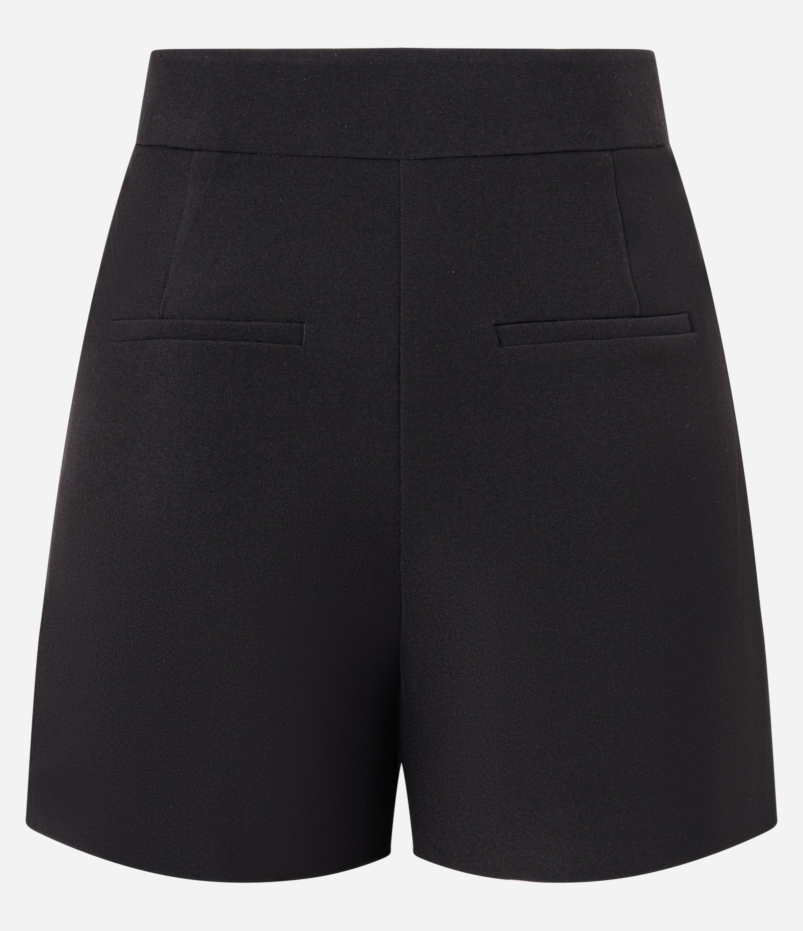Short Alfaitado Cintura Alta com Bolsos Laterais Preto 6
