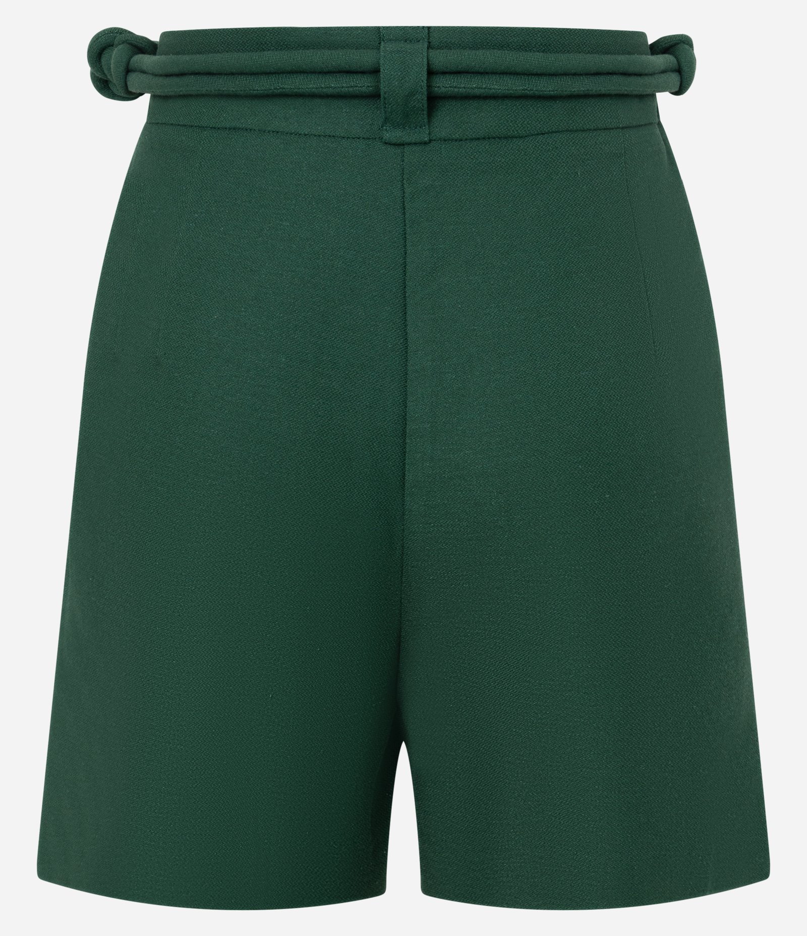 Short em Viscolinho com Cinto Corda e Fivela Verde 7