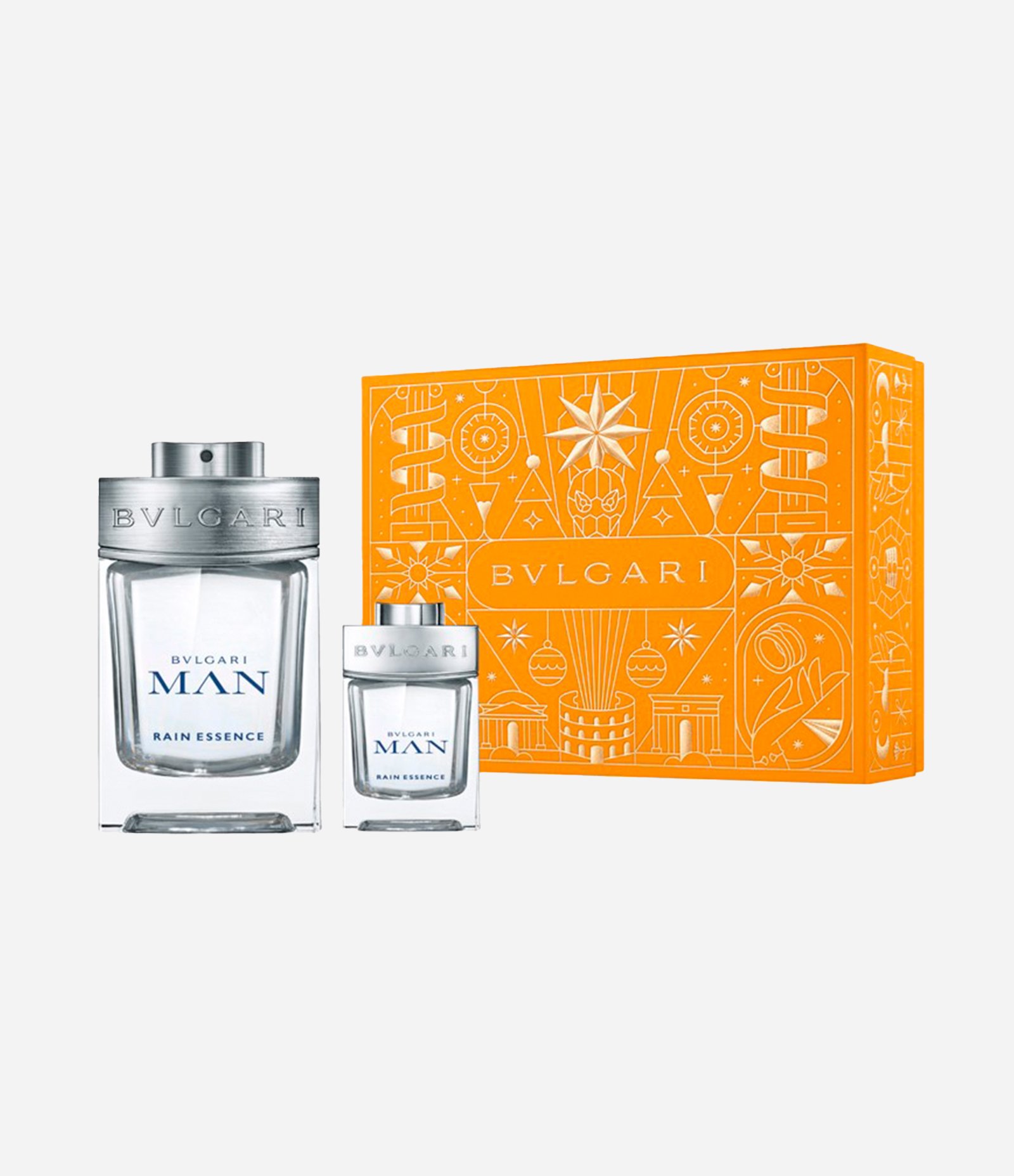 Coffret Bvlgari Perfume Man Rain Essence Eau de Parfum 100ml + Travel Size Eau de Parfum 15ml KIT 1
