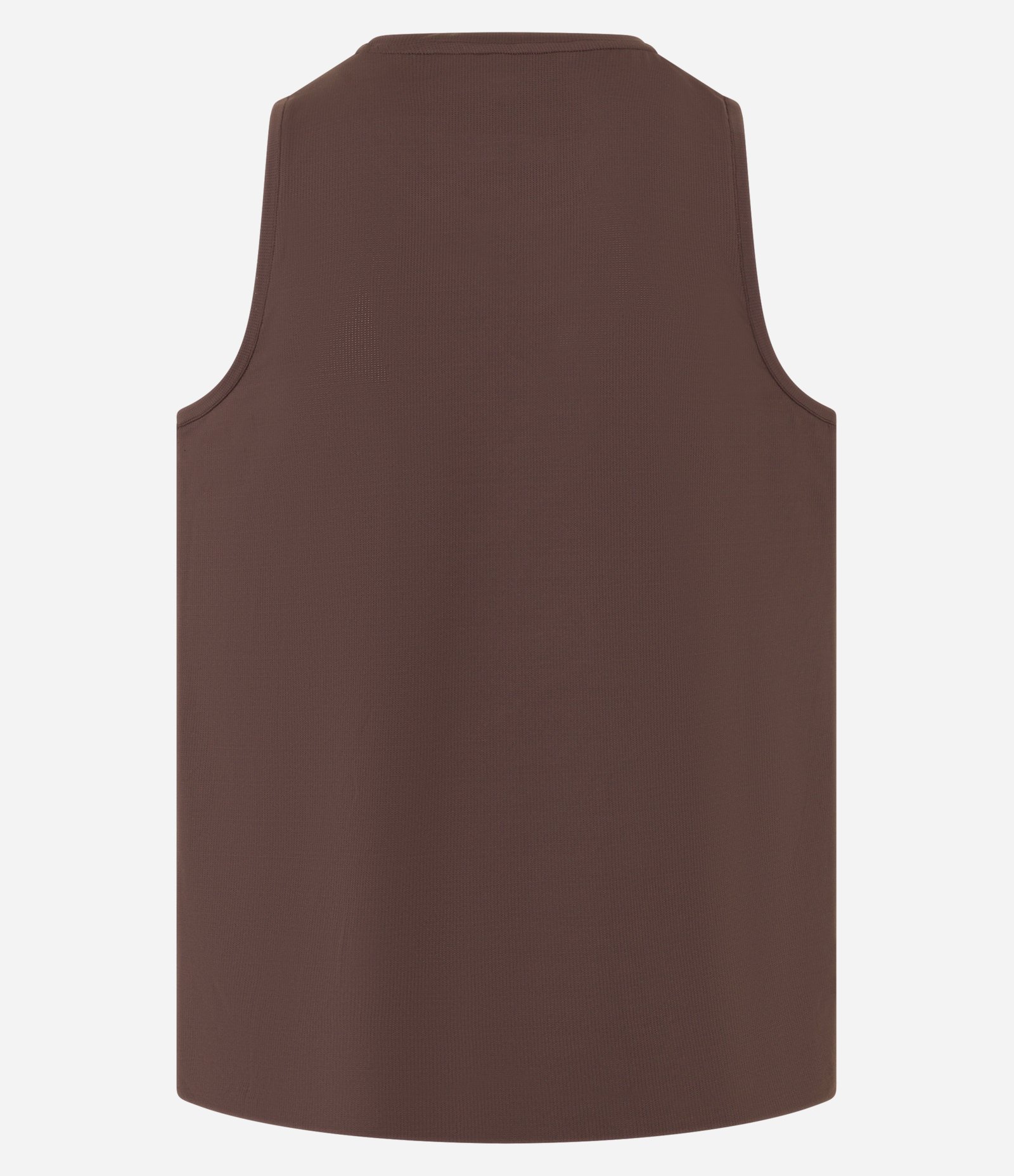 Regata Esportiva Regular com Tecnologia Dry e Estampa Lettering Marrom 6